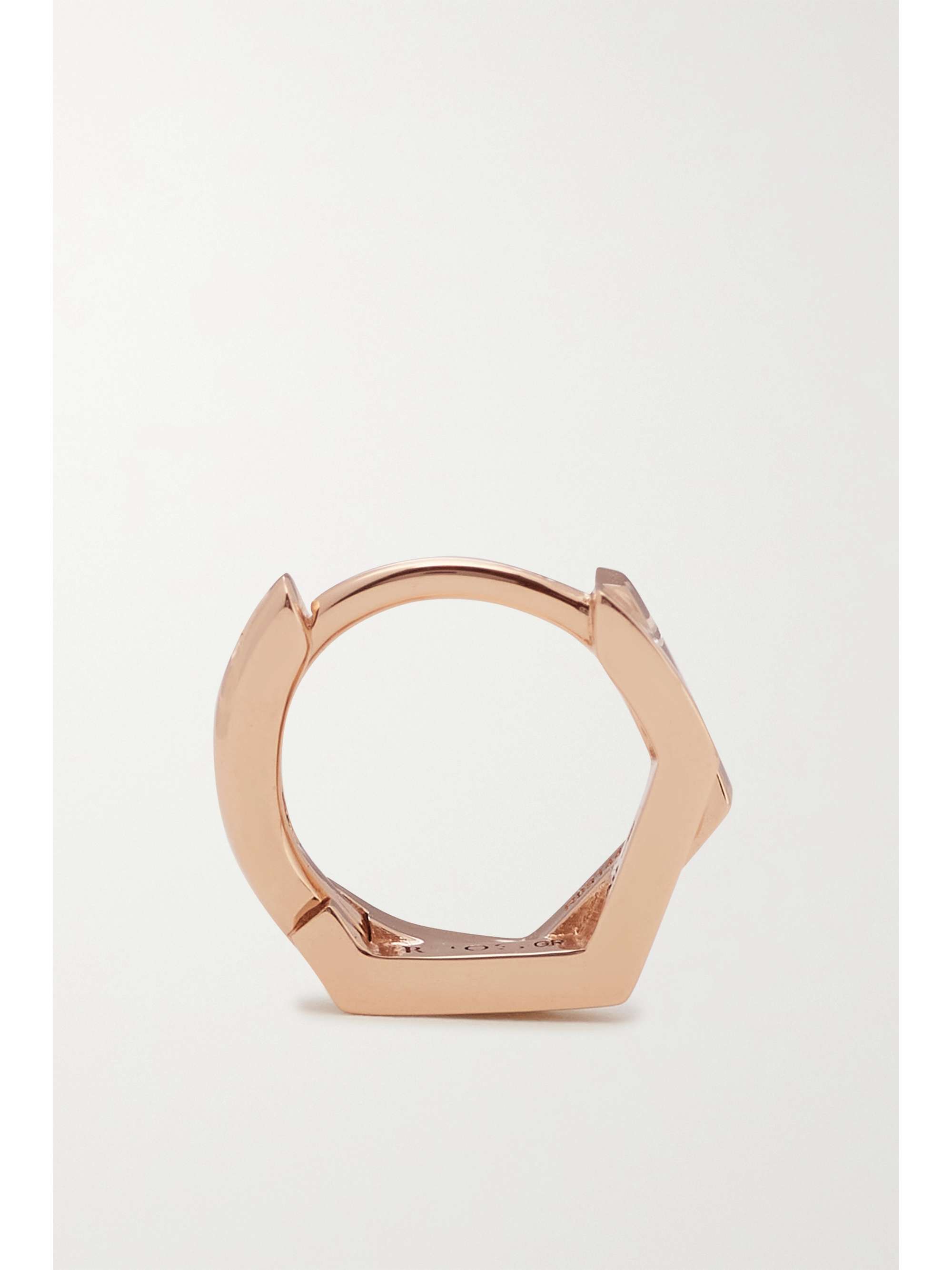 REPOSSI Antifer 18-karat white gold single hoop earring