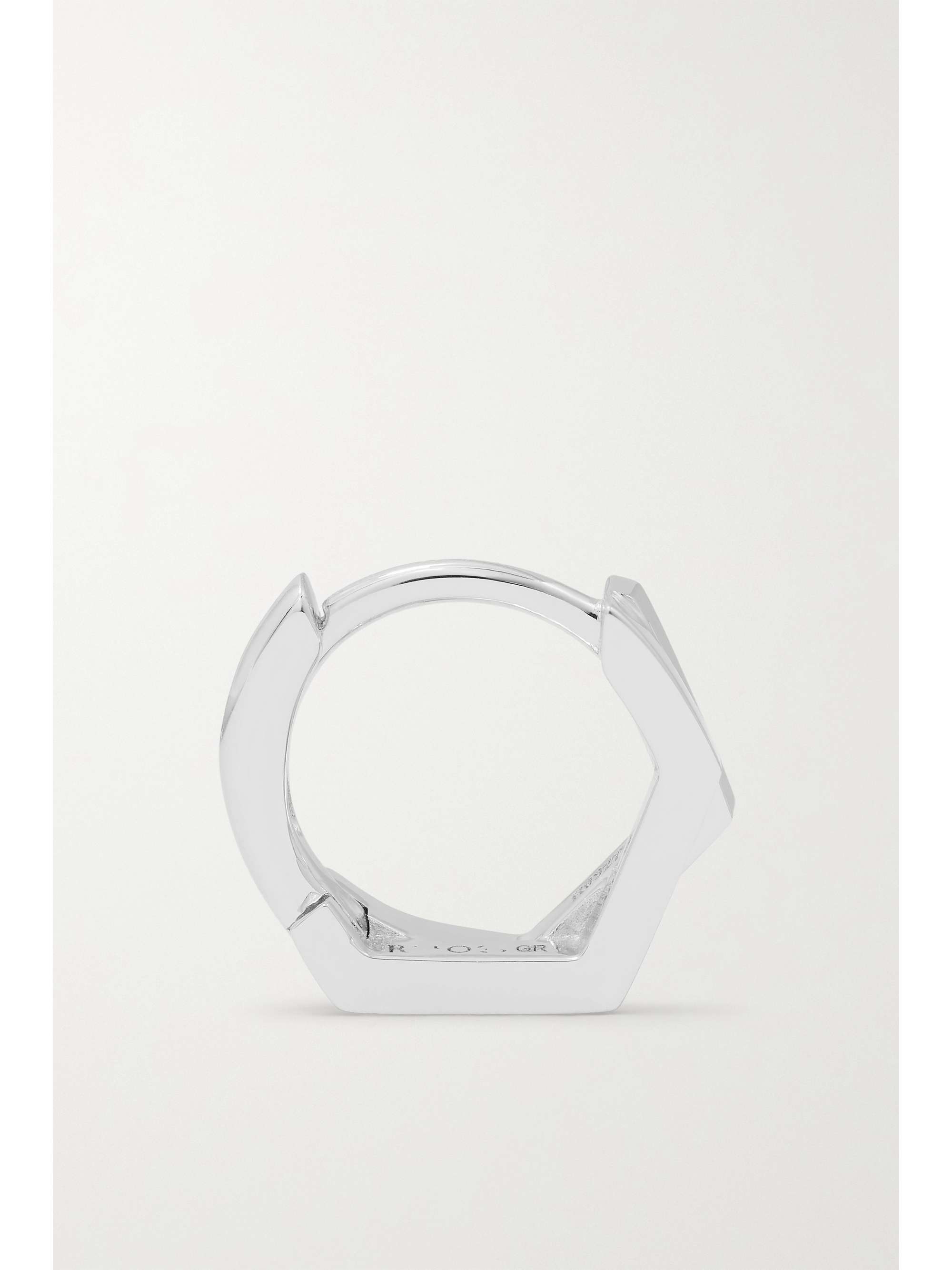 REPOSSI Antifer 18-karat white gold single hoop earring