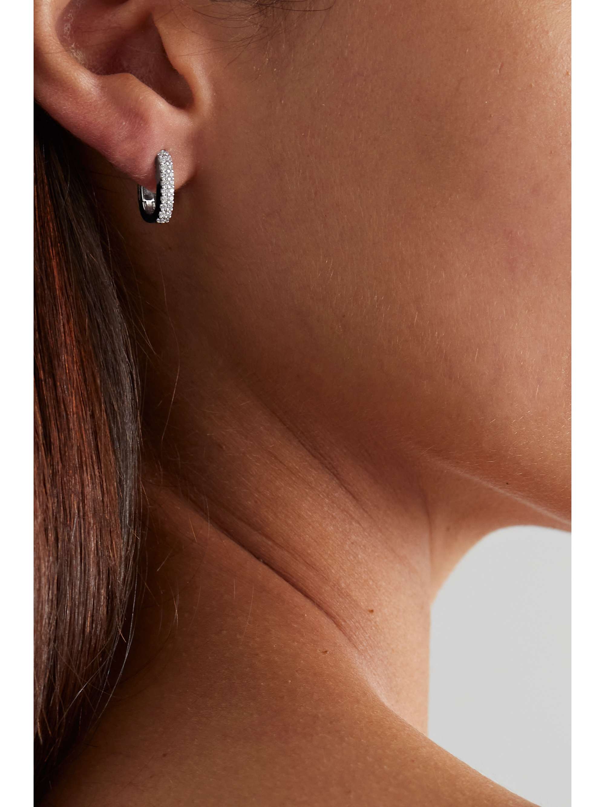 EÉRA Chiara gold and silver diamond earring