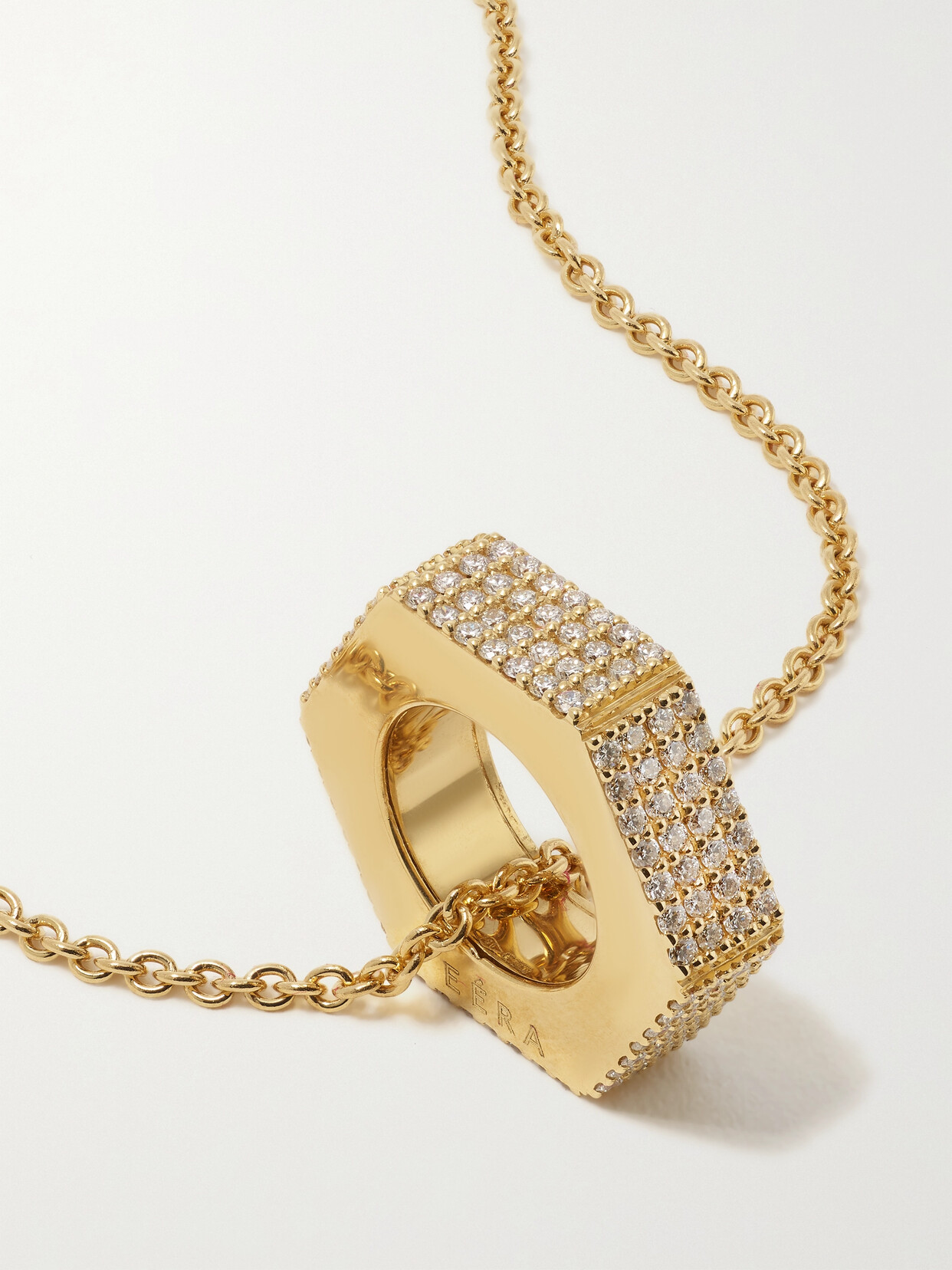 EÉRA – Bullone 18-karat Gold Diamond Necklace – One size