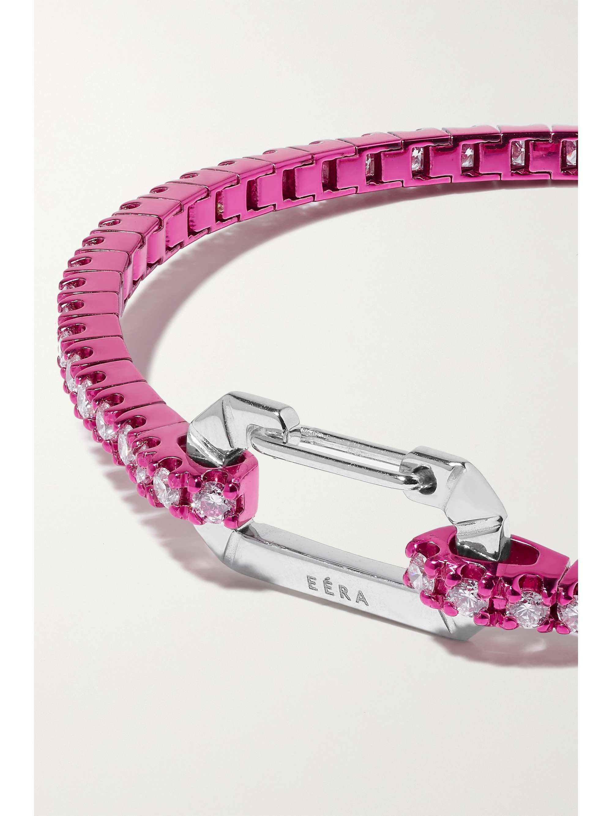 EÉRA Paris white gold diamond tennis bracelet
