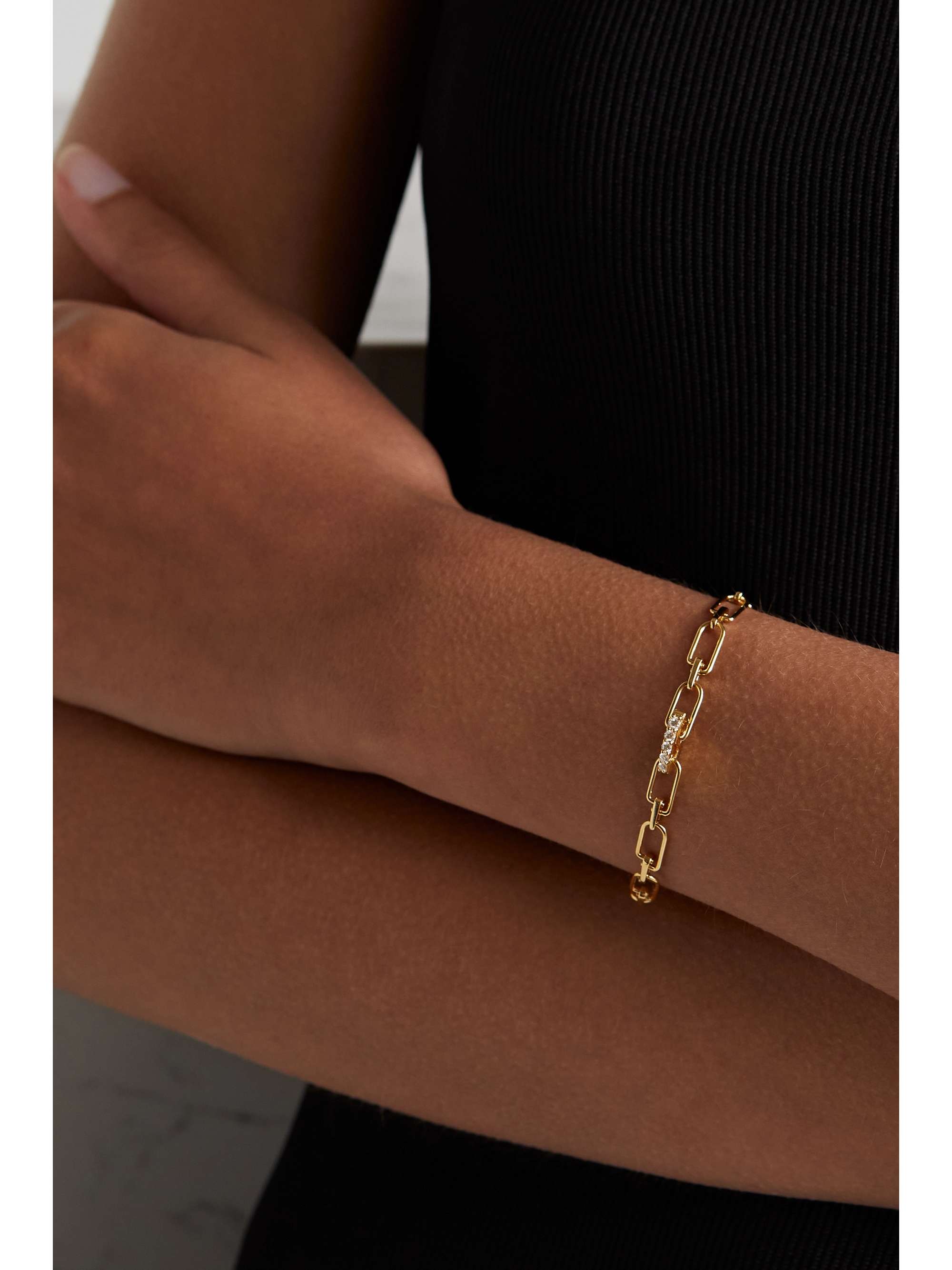 EÉRA Reine 18-karat gold diamond bracelet