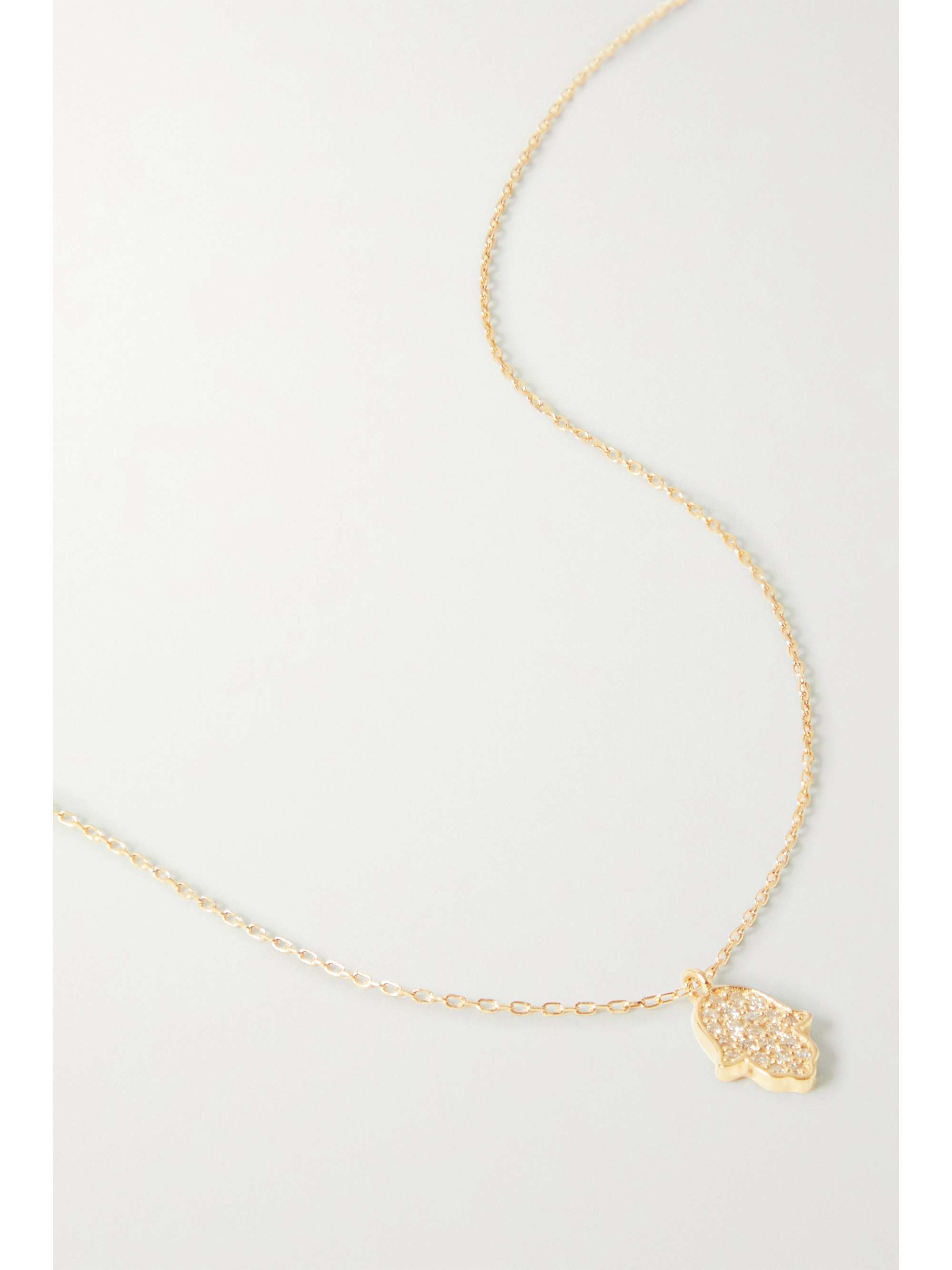 Gold Gold diamond necklace | STONE AND 