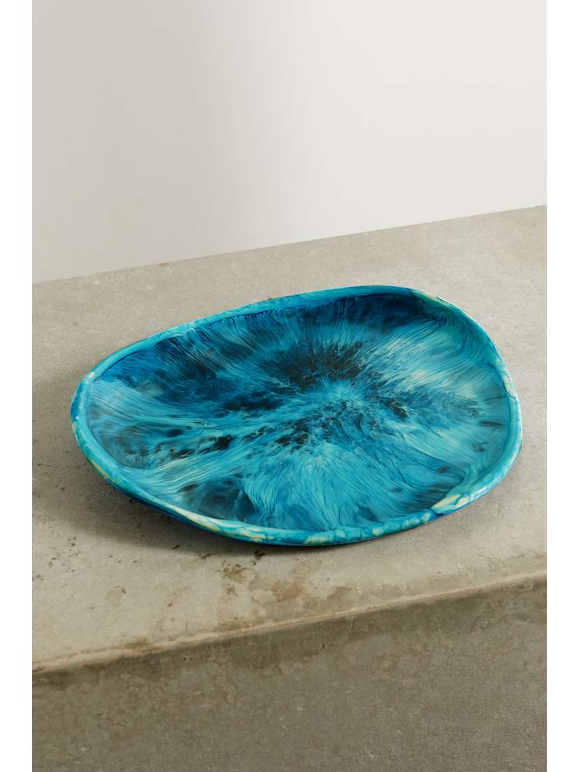 Dinosaur Designs Pebble 33cm Swirled Resin Plate