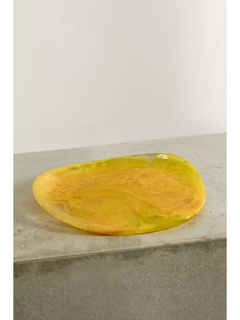 Dinosaur Designs Pebble 33cm Swirled Resin Plate