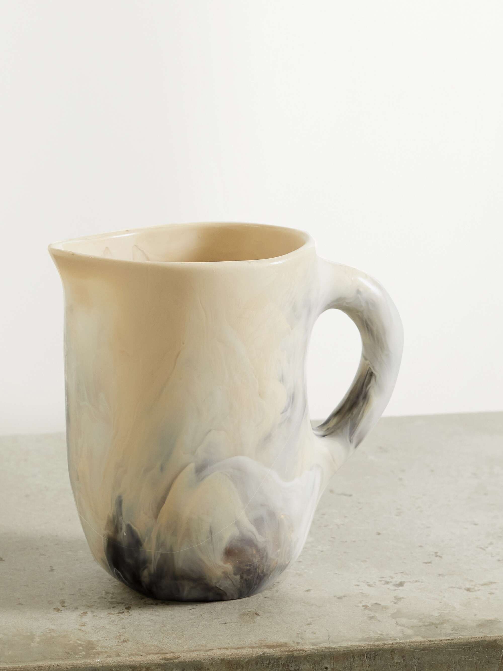 Rock large 23cm swirled resin jug