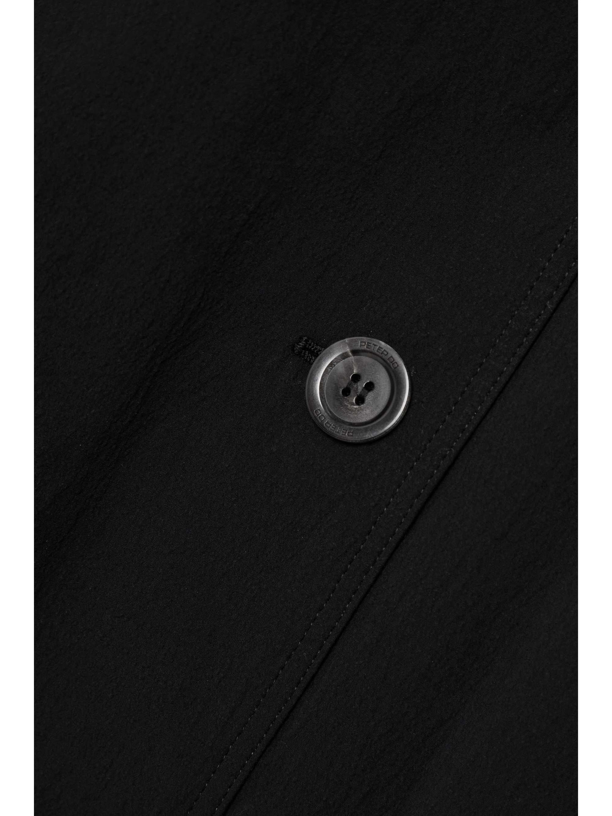 PETER DO Cloud double-breasted crinkled cotton-blend trench coat