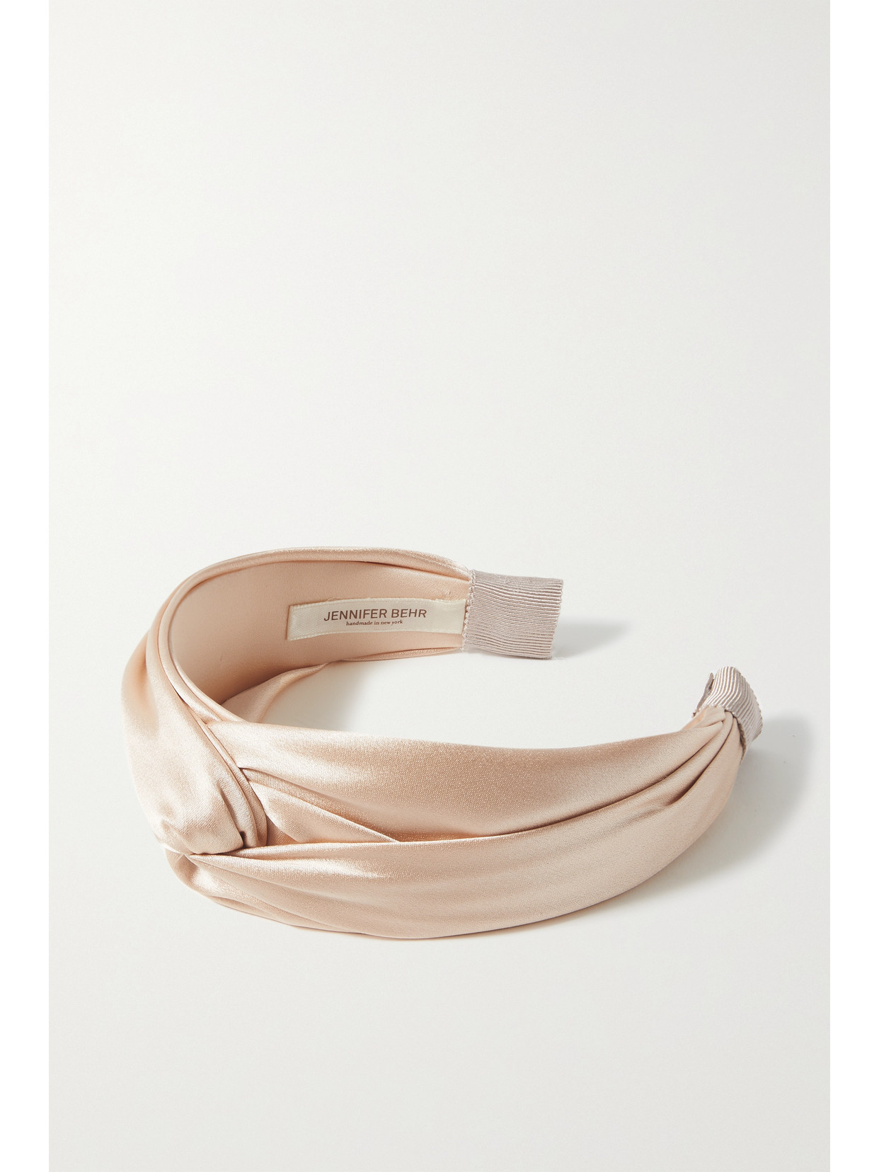Jennifer Behr + Net Sustain Twist Silk-satin Headband