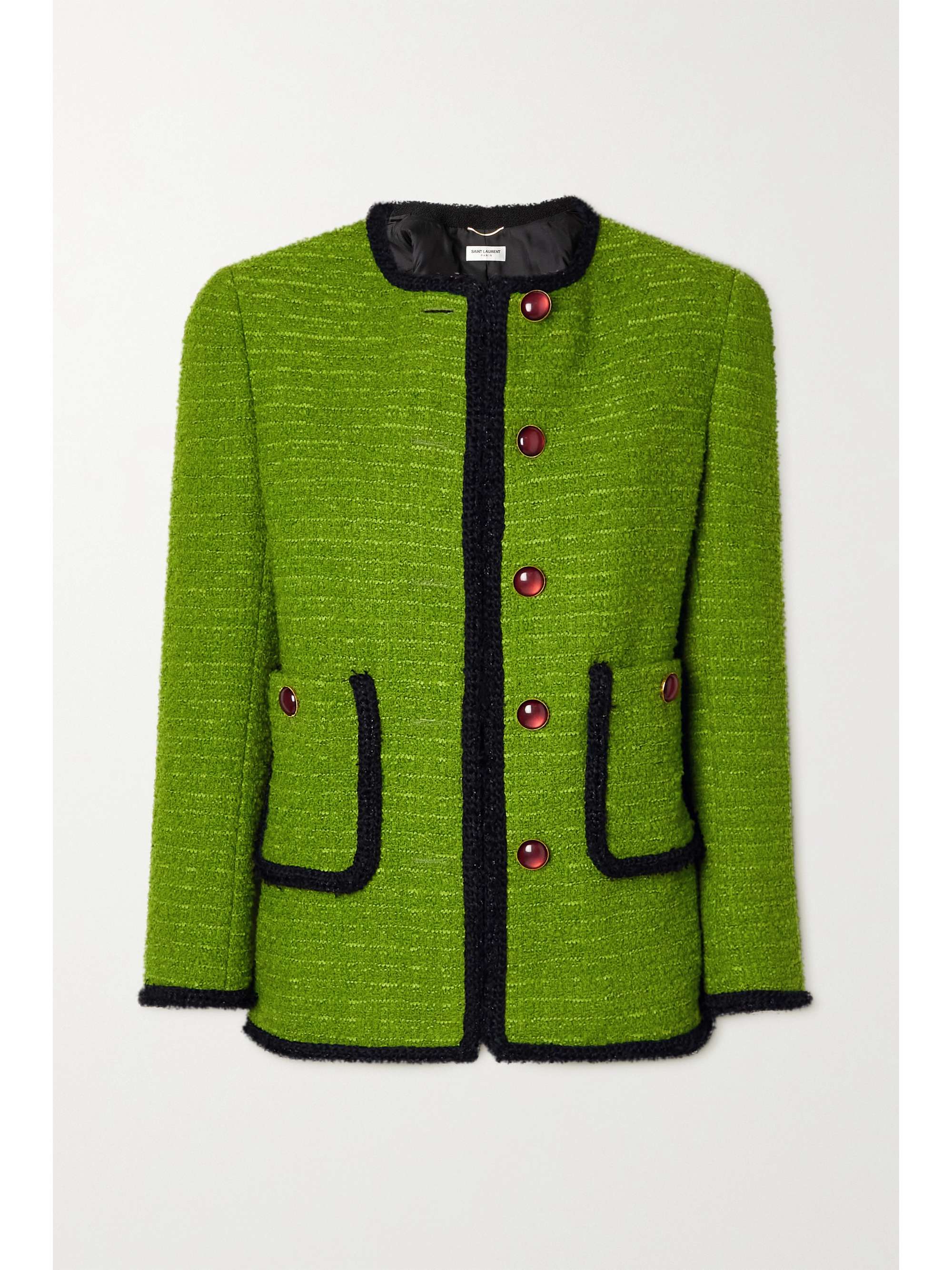 saint laurent green jacket