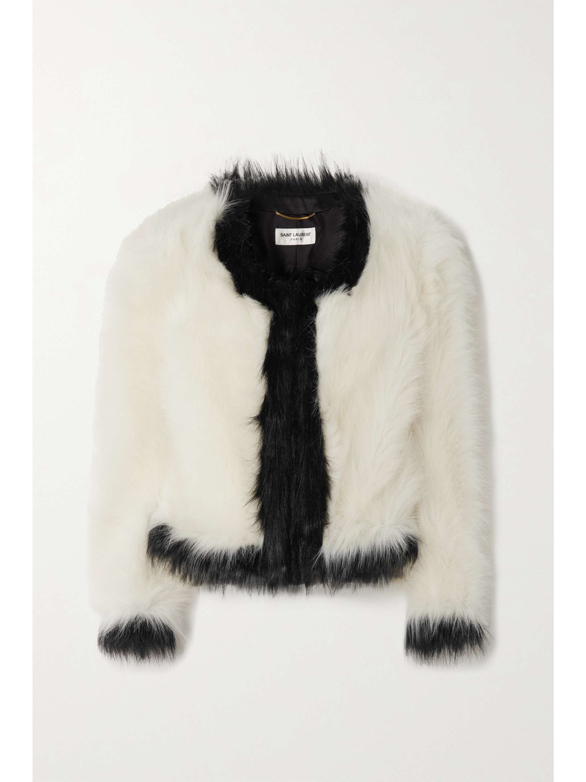 fuzzy faux fur jacket