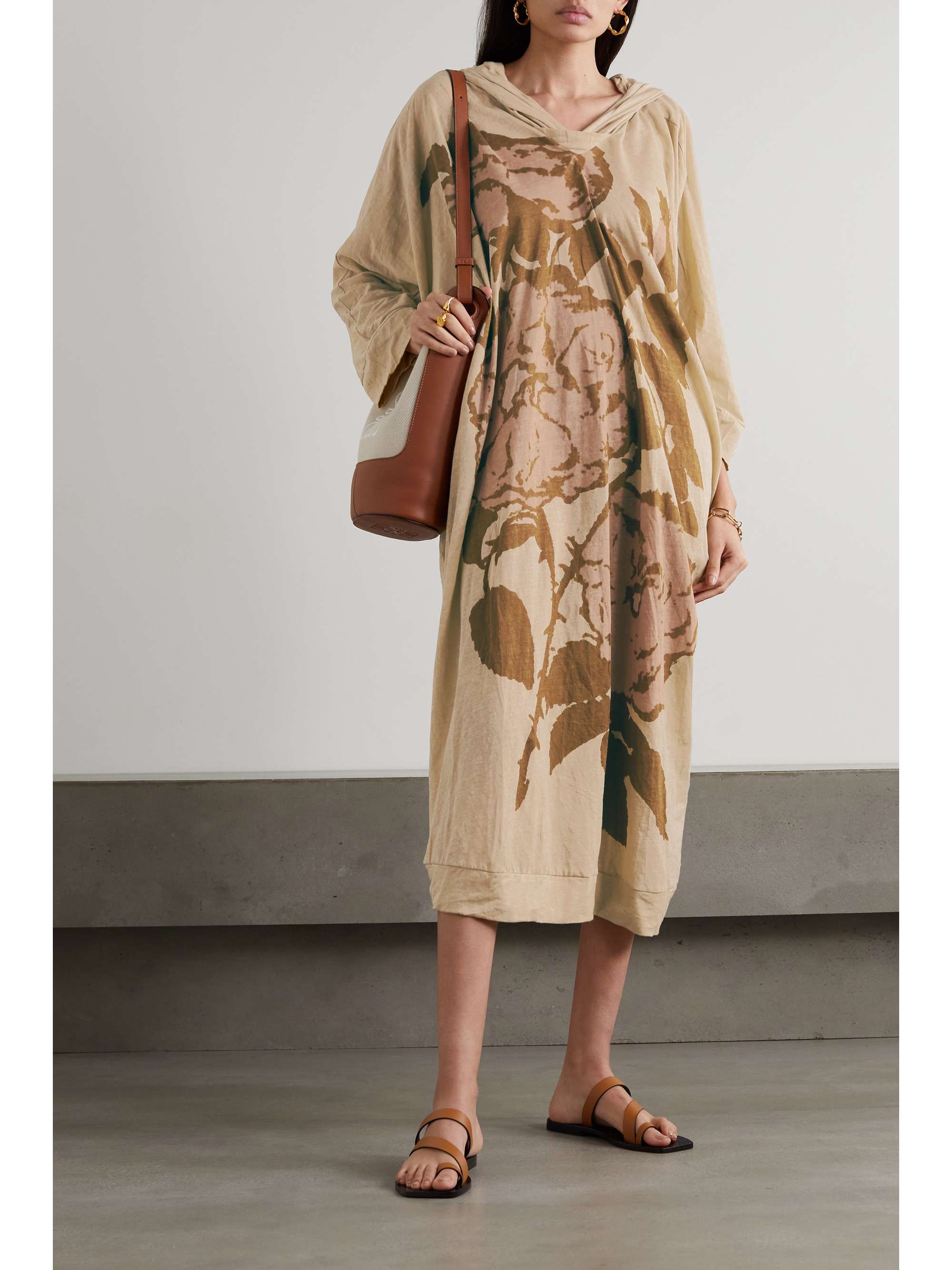 hooded kaftan