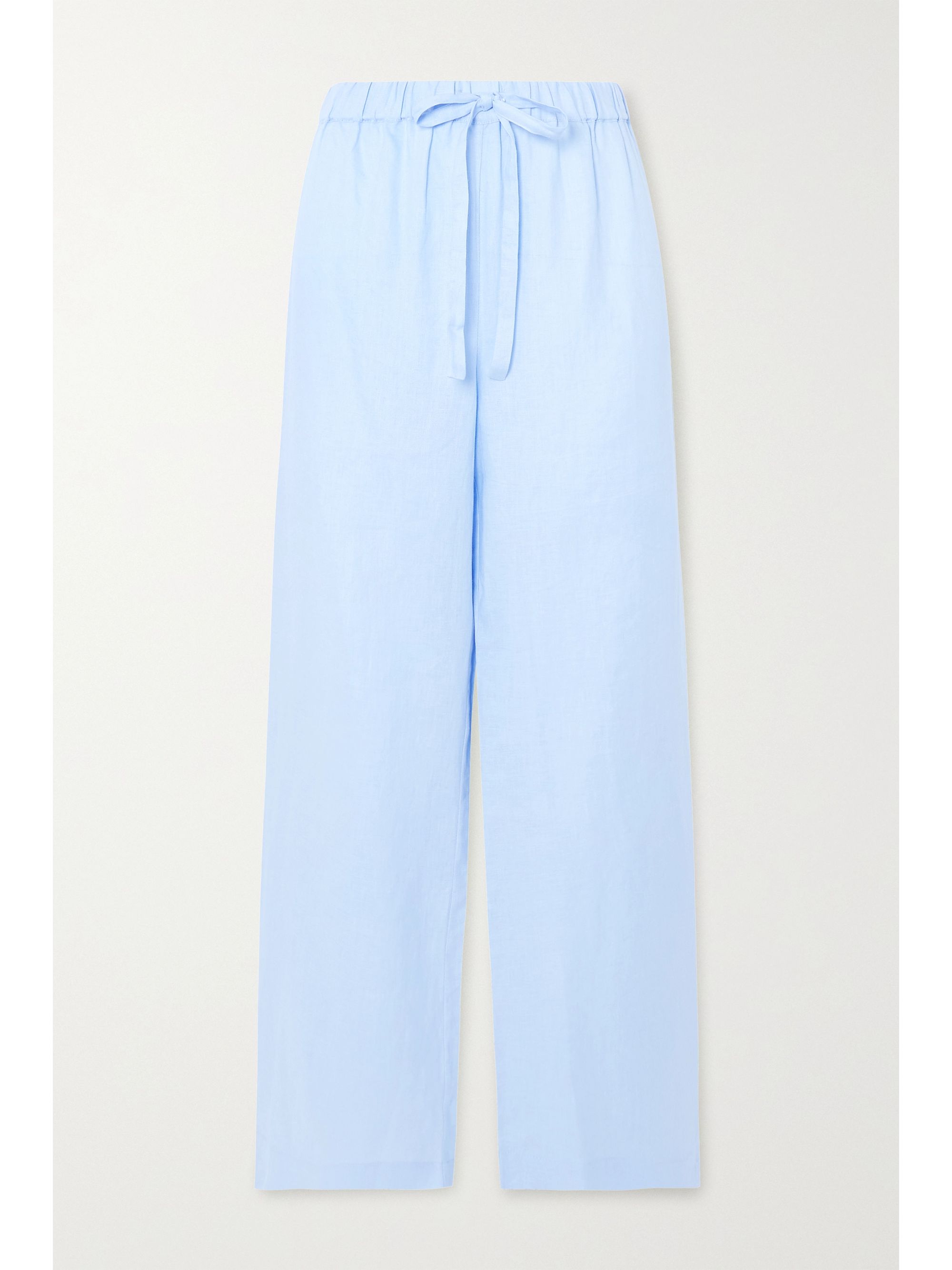 浅蓝色everly 亚麻睡裤 Net A Porter Maison Essentiele Net A Porter
