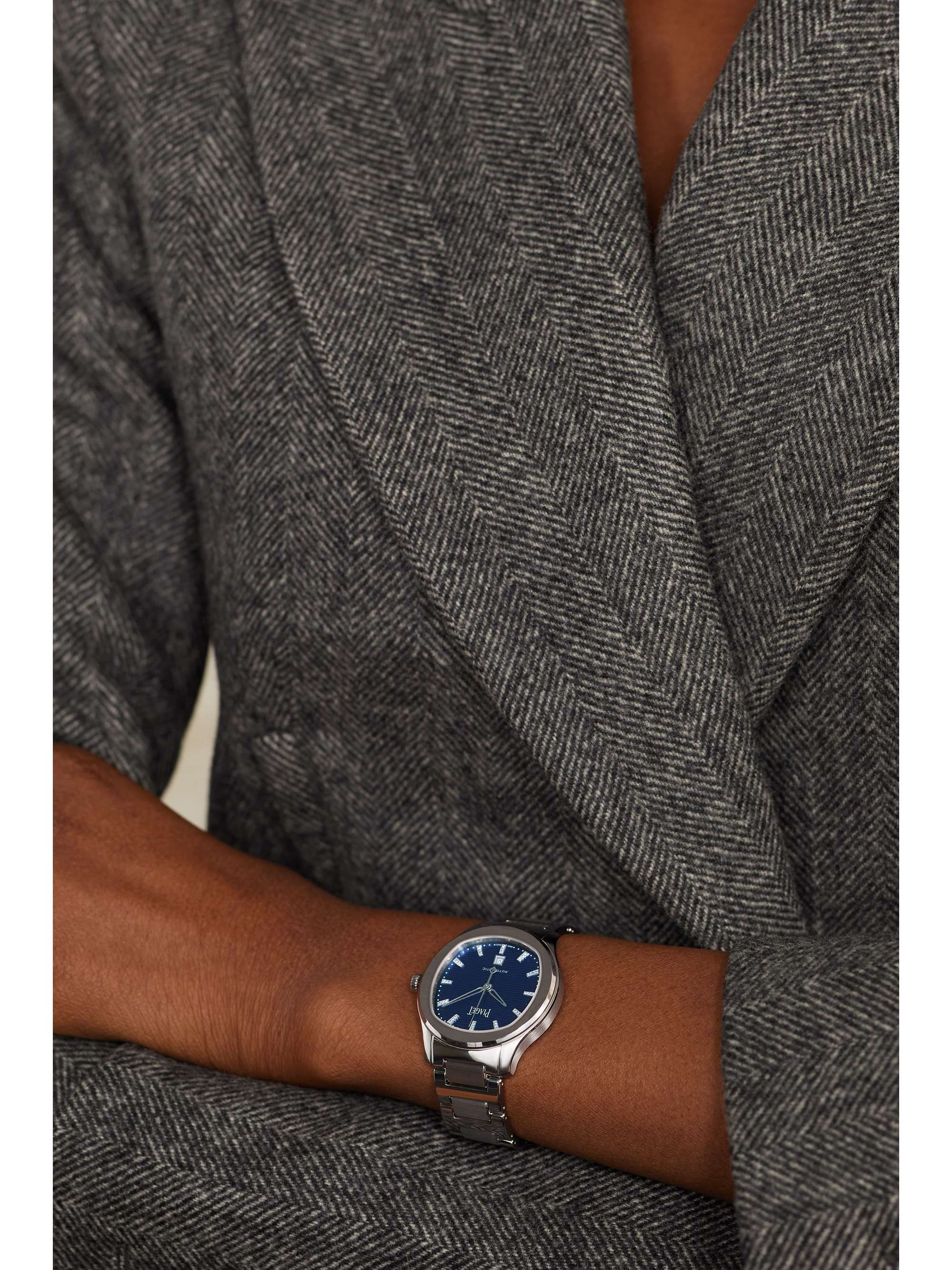 PIAGET Polo Automatic 36mm stainless steel and diamond watch