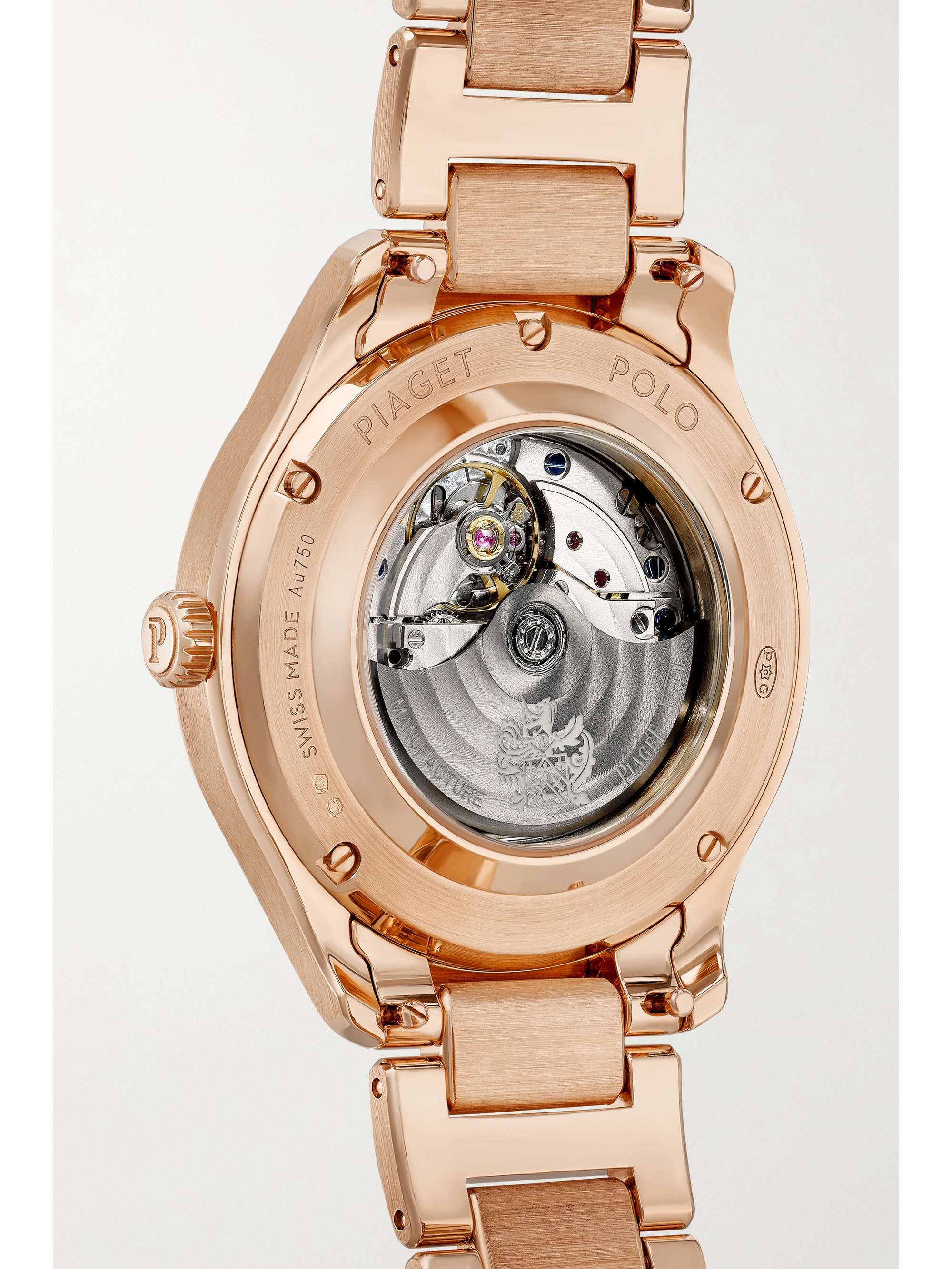 PIAGET Polo Automatic 36mm 18-karat rose gold and diamond watch