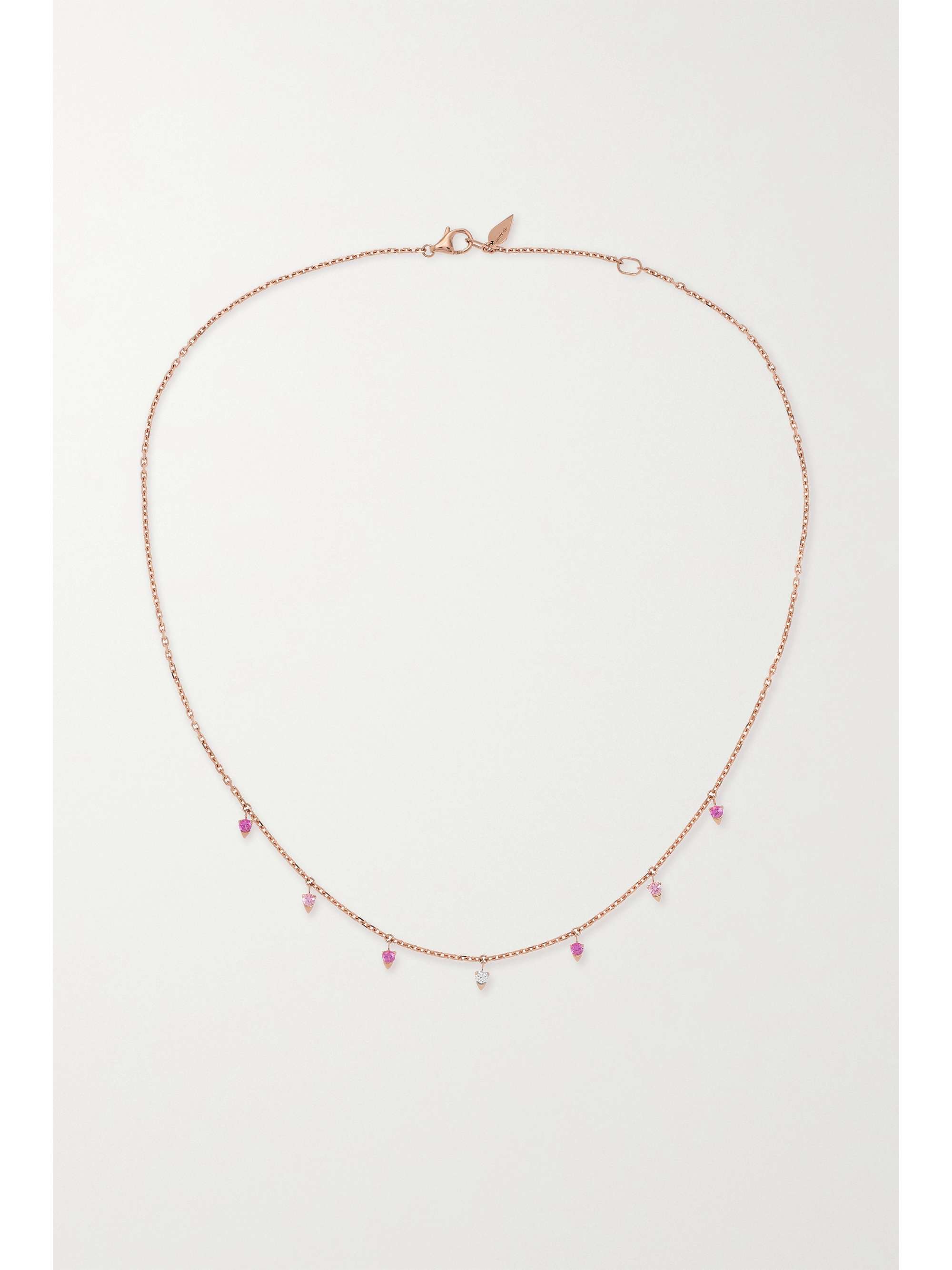 PIAGET Sunlight 18-karat white gold diamond necklace