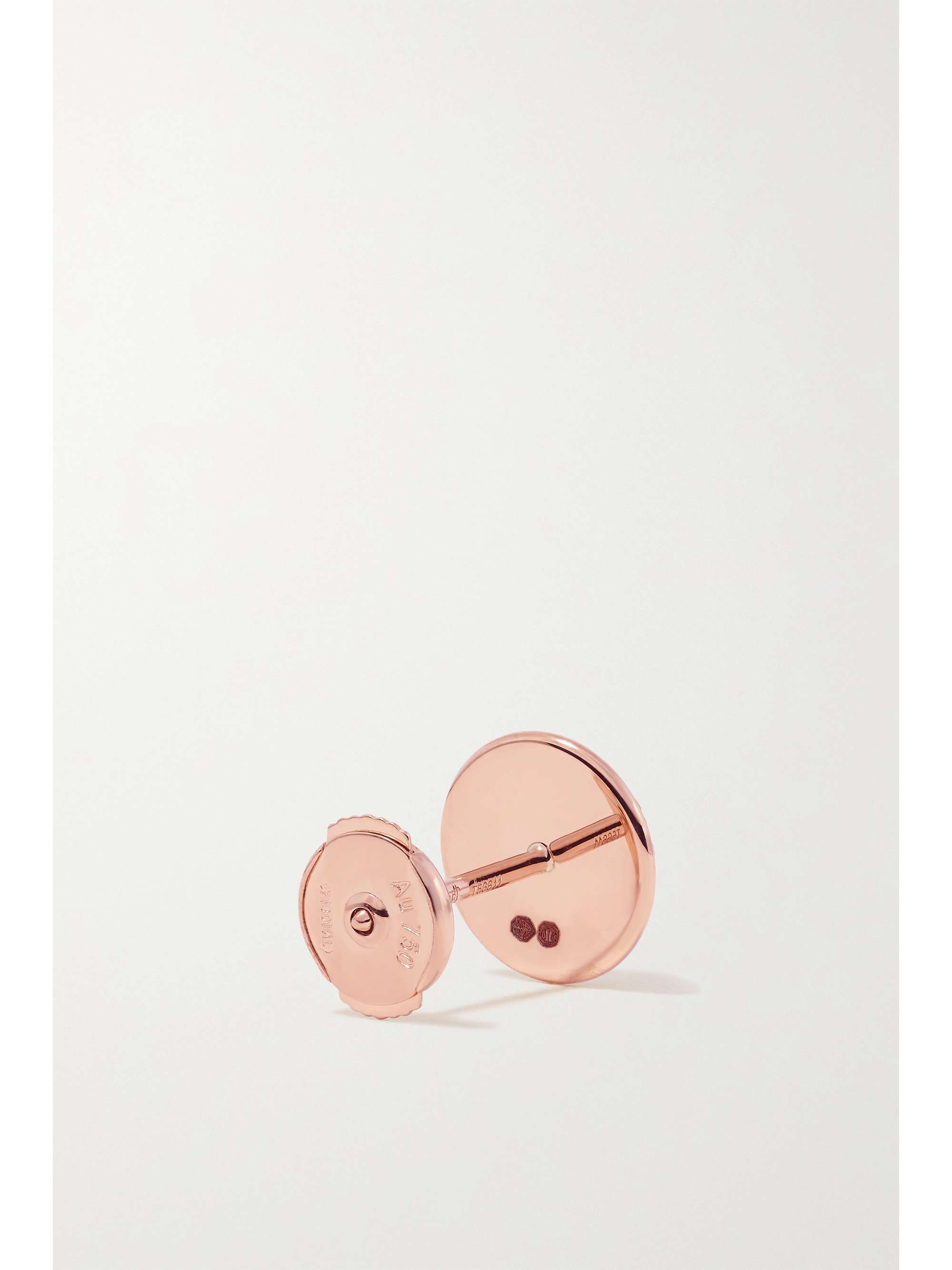 PIAGET Boucles d'oreilles en or rose 18 carats (750/1000) et diamants Possession