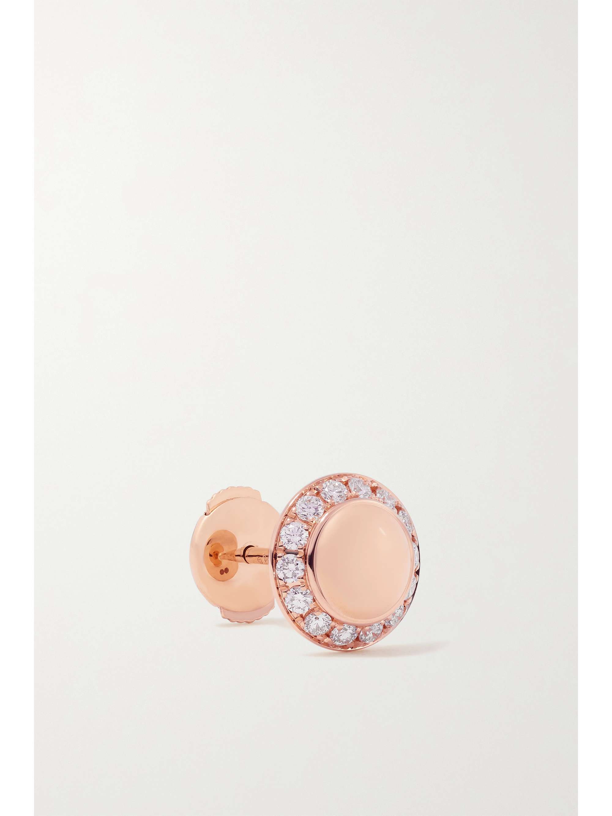 PIAGET Boucles d'oreilles en or rose 18 carats (750/1000) et diamants Possession
