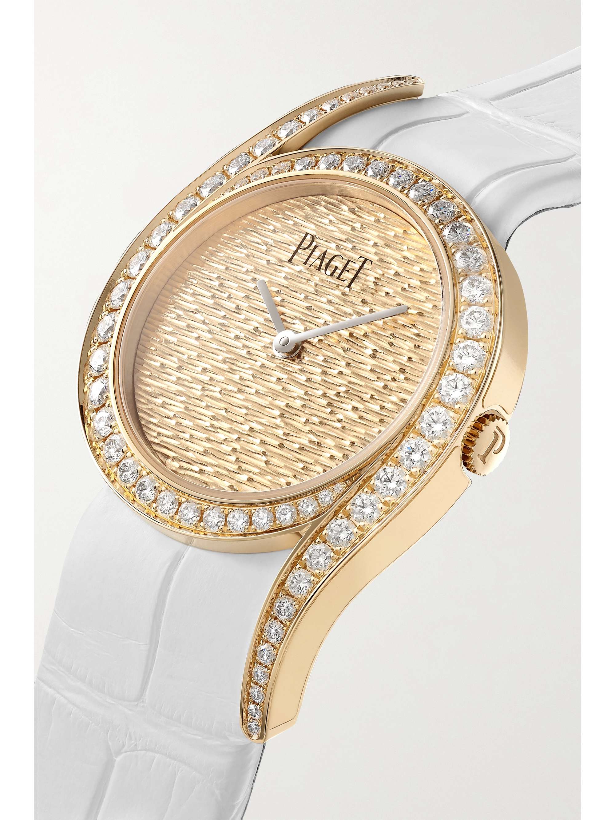 PIAGET Limelight Gala Limited Edition Automatic 32mm 18-karat rose gold, alligator and diamond watch