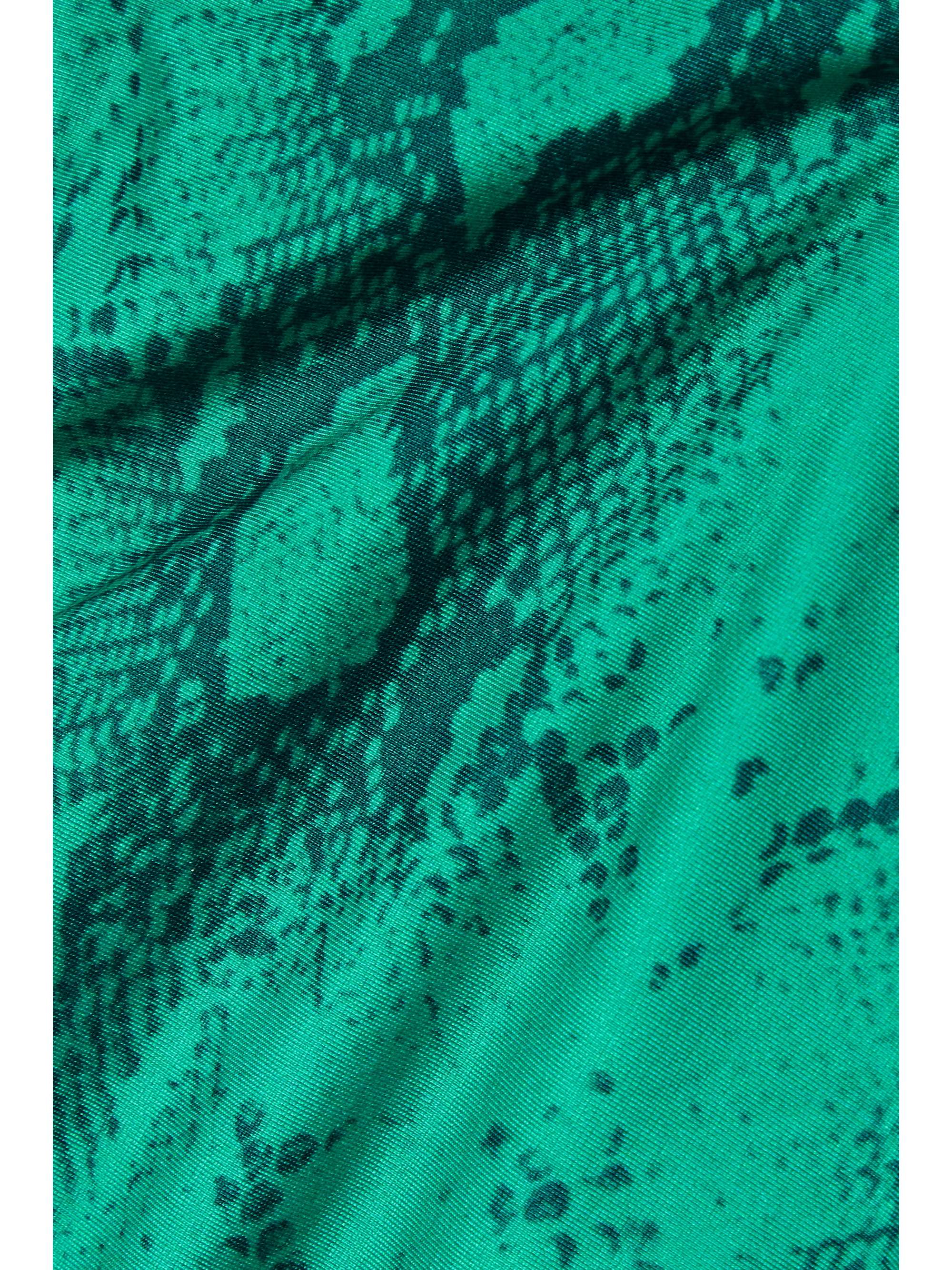 green snake print