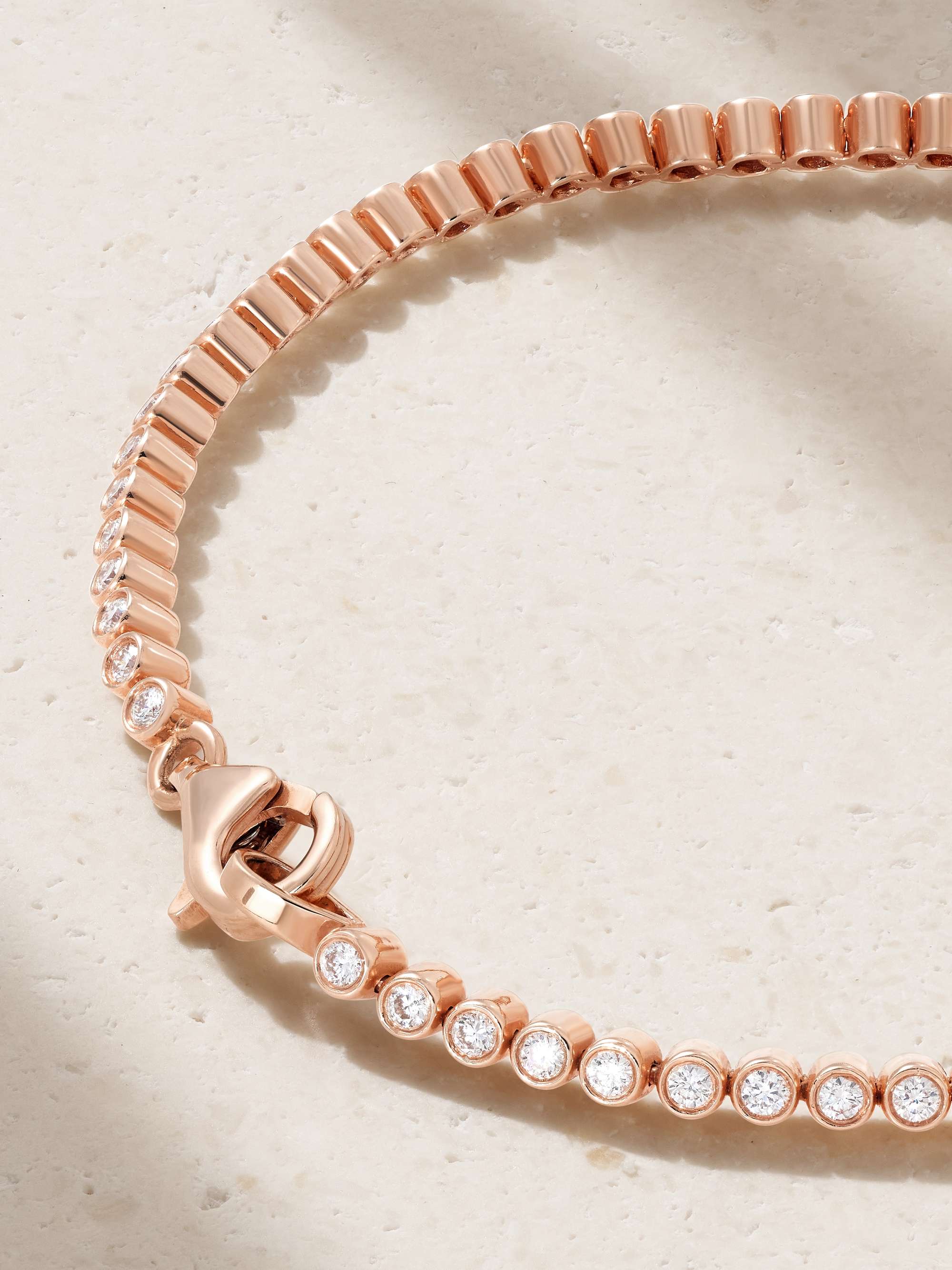 LORRAINE SCHWARTZ Against Evil Eye 18-karat rose gold, topaz and diamond bracelet