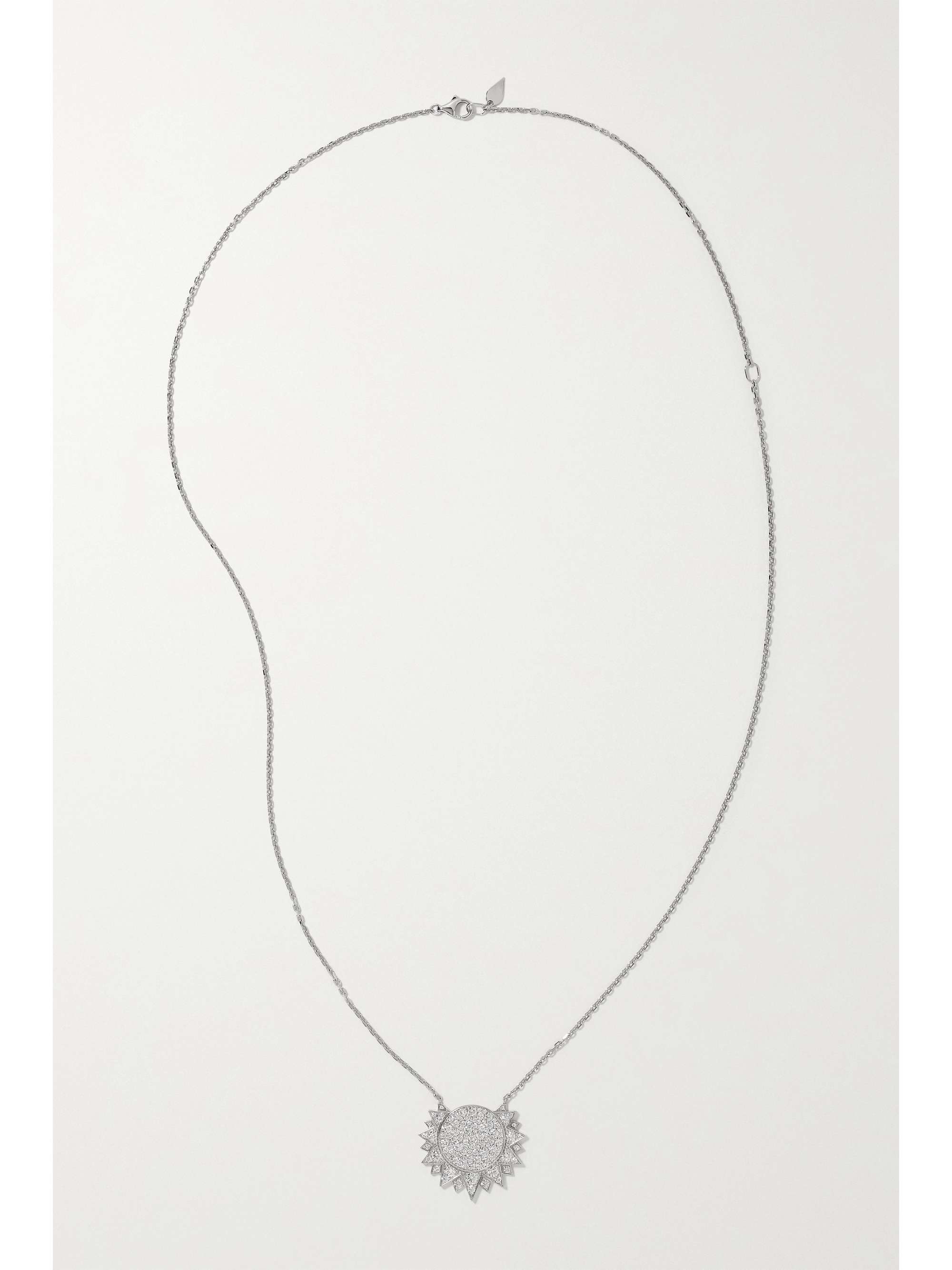 PIAGET Collier en or blanc 18 carats (750/1000) et diamants Sunlight