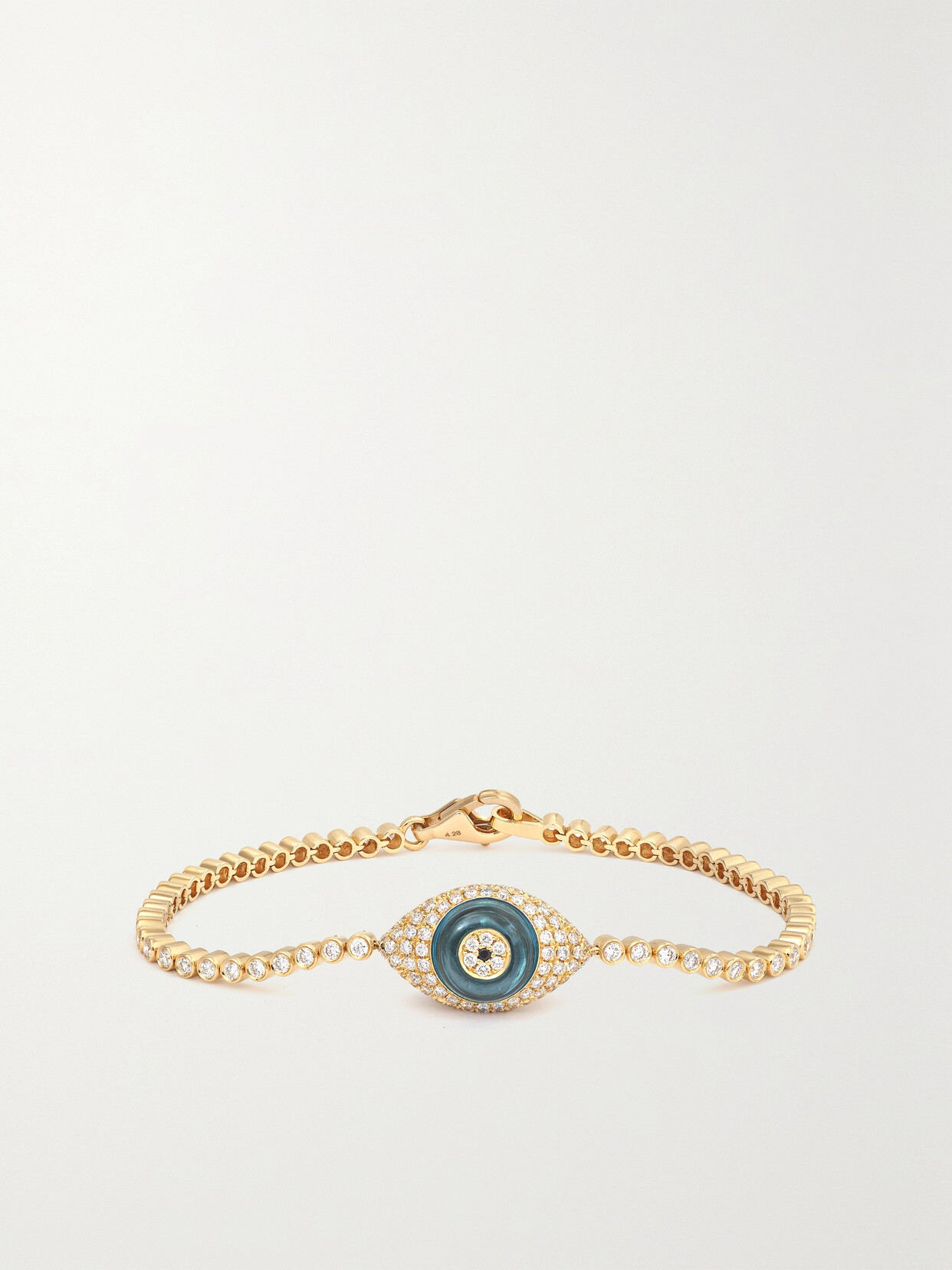 Lorraine Schwartz 18-karat Gold, Topaz And Diamond Bracelet