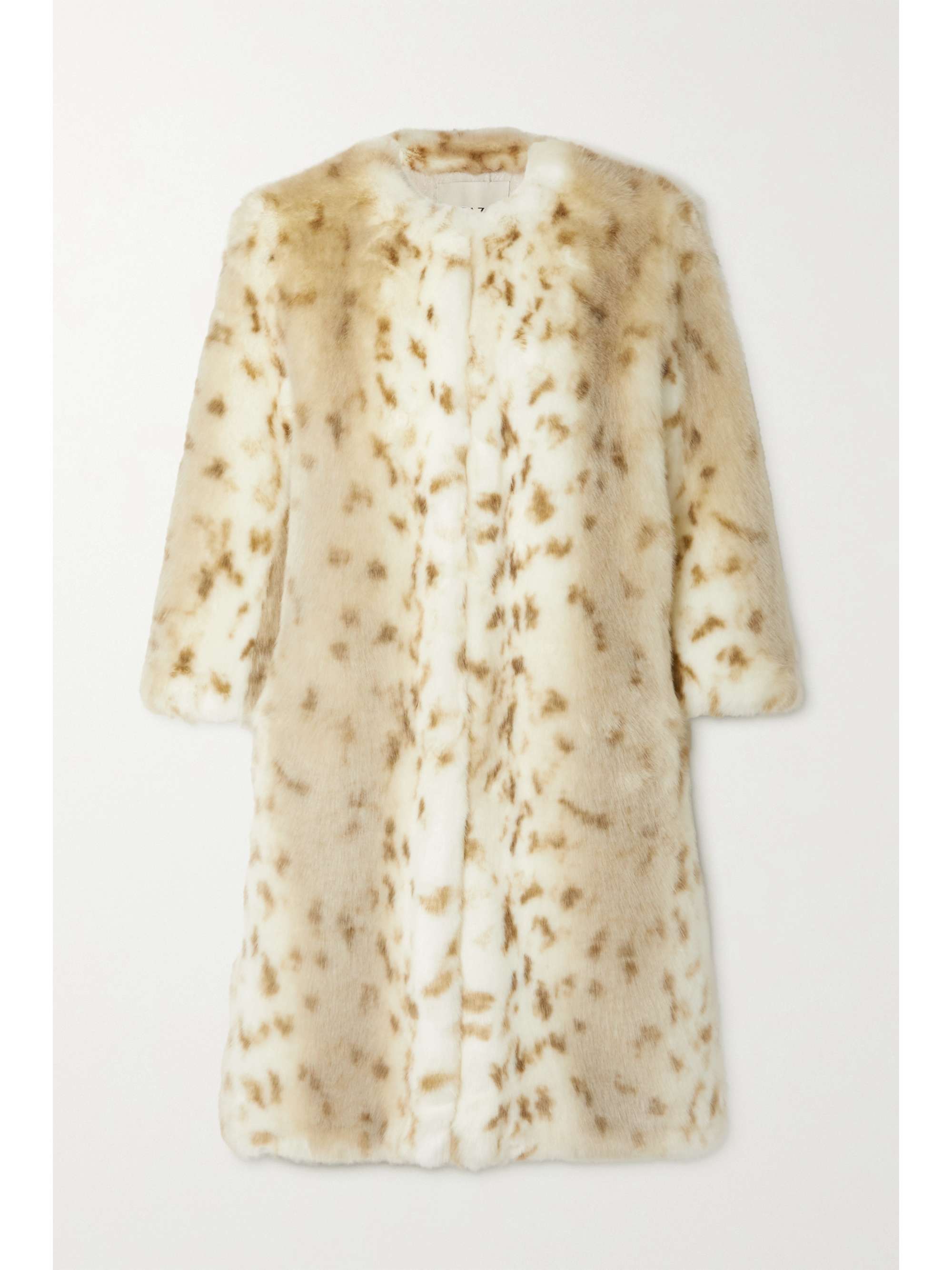 faux lynx fur coat
