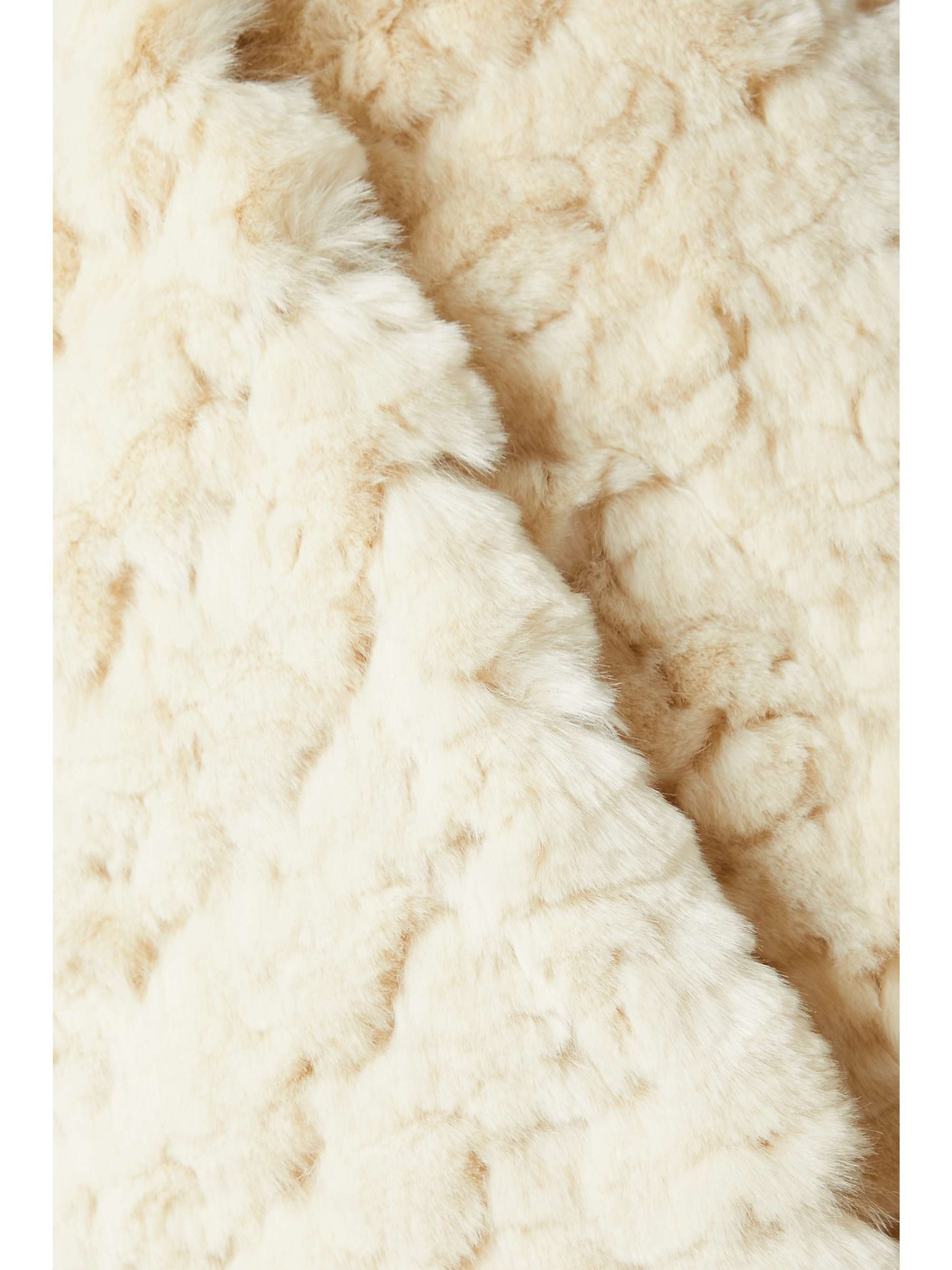 FAZ Deer Chilla hooded faux fur coat