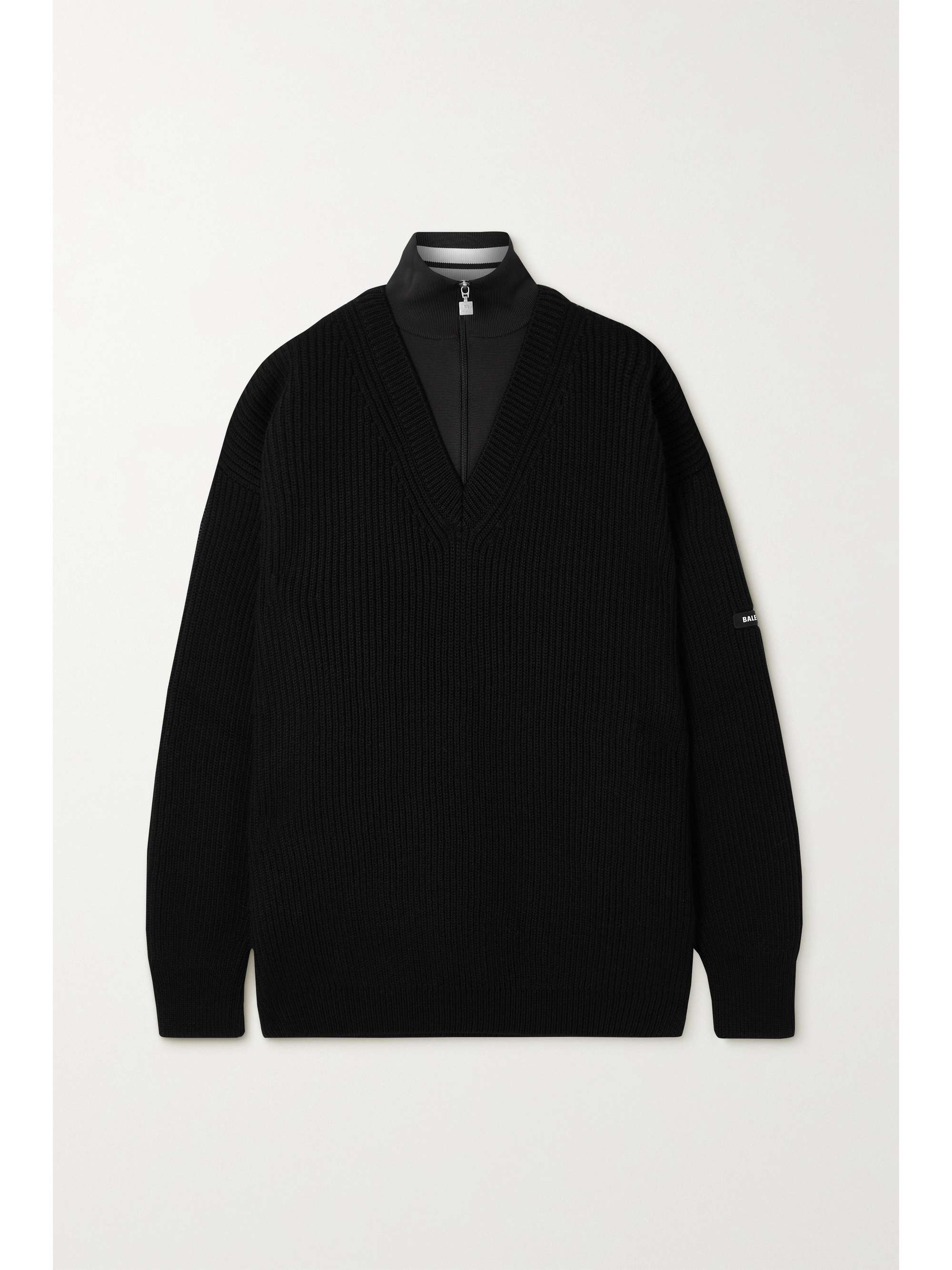 BALENCIAGA Knife 2.0 logo-appliquéd stretch-knit ankle boots | NET