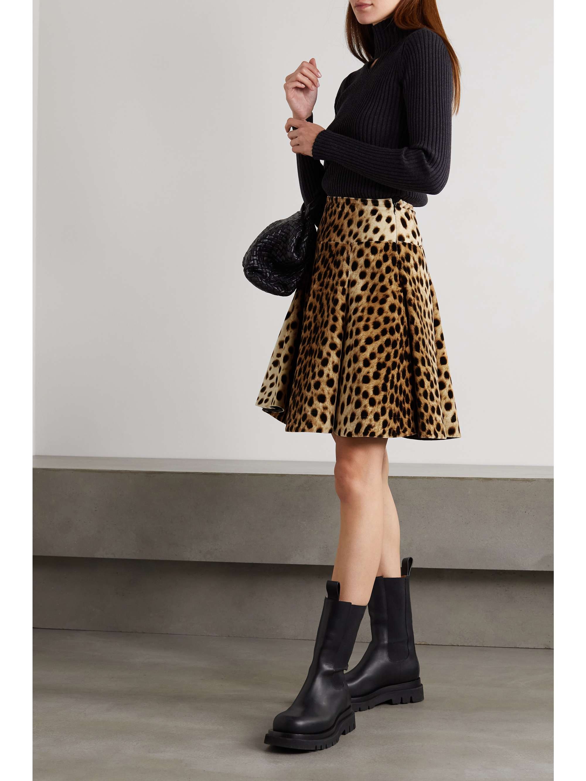 jupe imprimé leopard