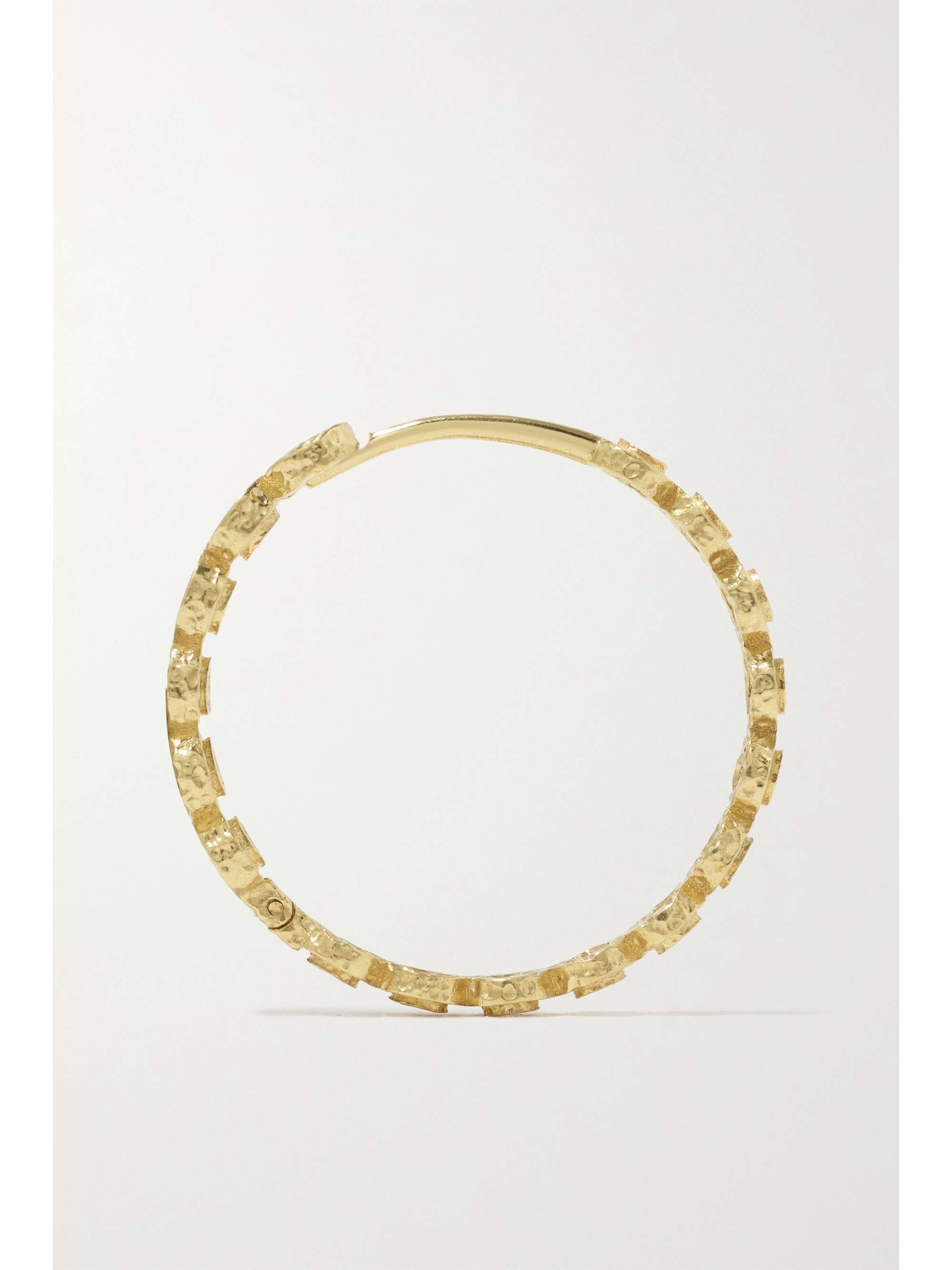 OCTAVIA ELIZABETH + NET SUSTAIN Chloe 18-karat recycled gold diamond hoop earrings