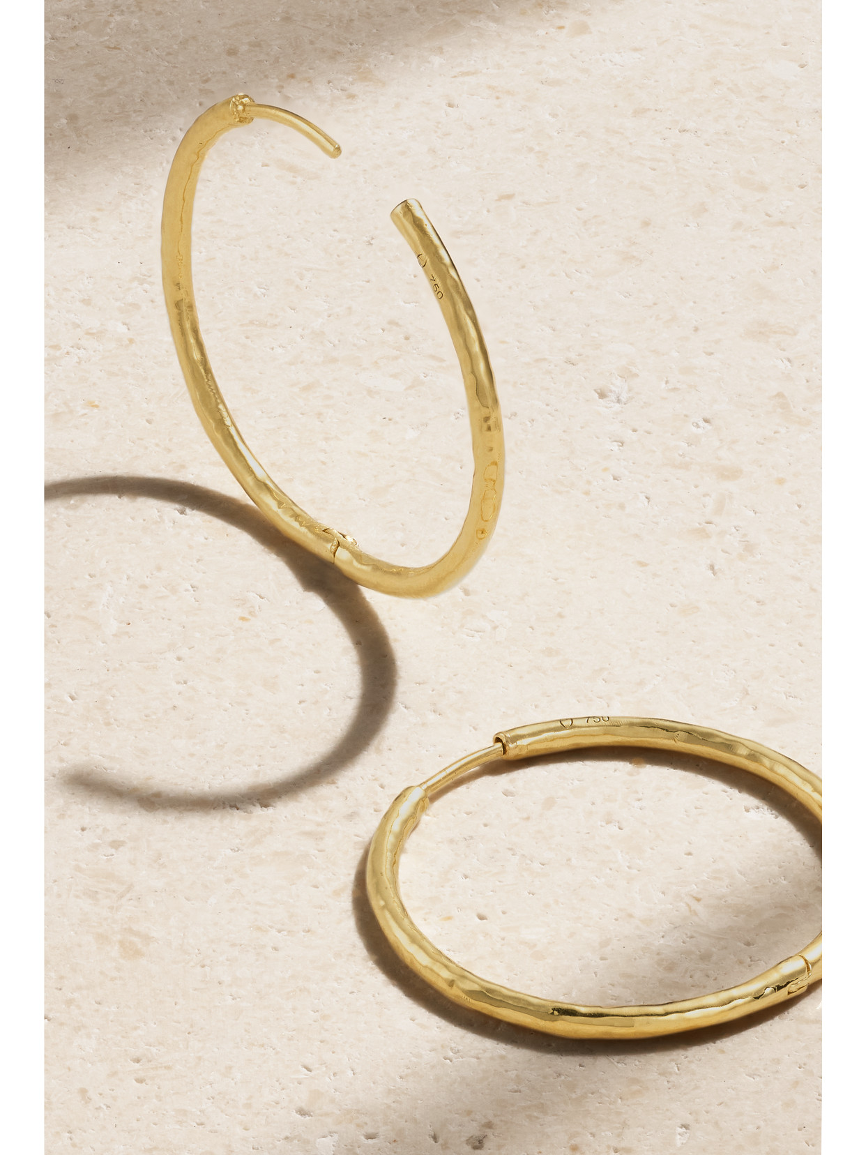 Shop Octavia Elizabeth + Net Sustain Jumbo Gabby 18-karat Recycled Gold Hoop Earrings