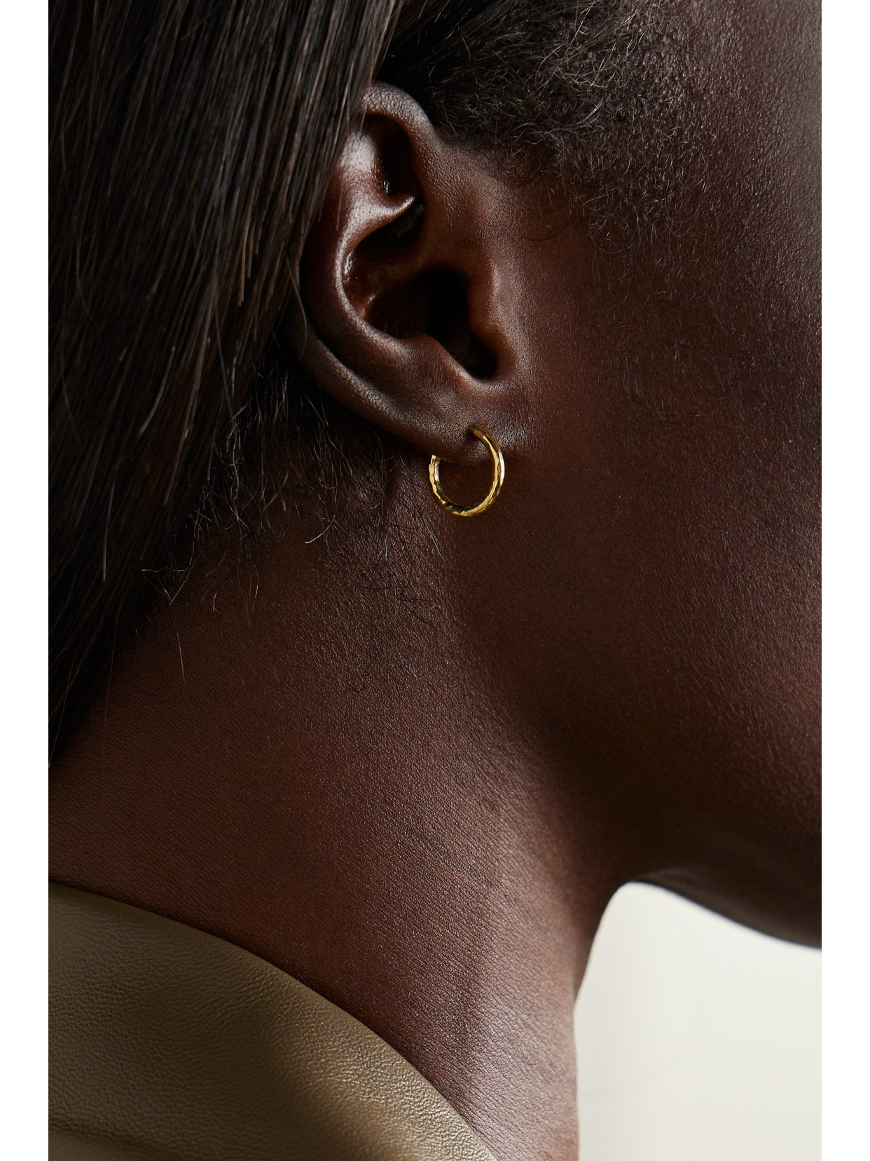 Shop Octavia Elizabeth + Net Sustain Petite Gabby 18-karat Recycled Gold Hoop Earrings