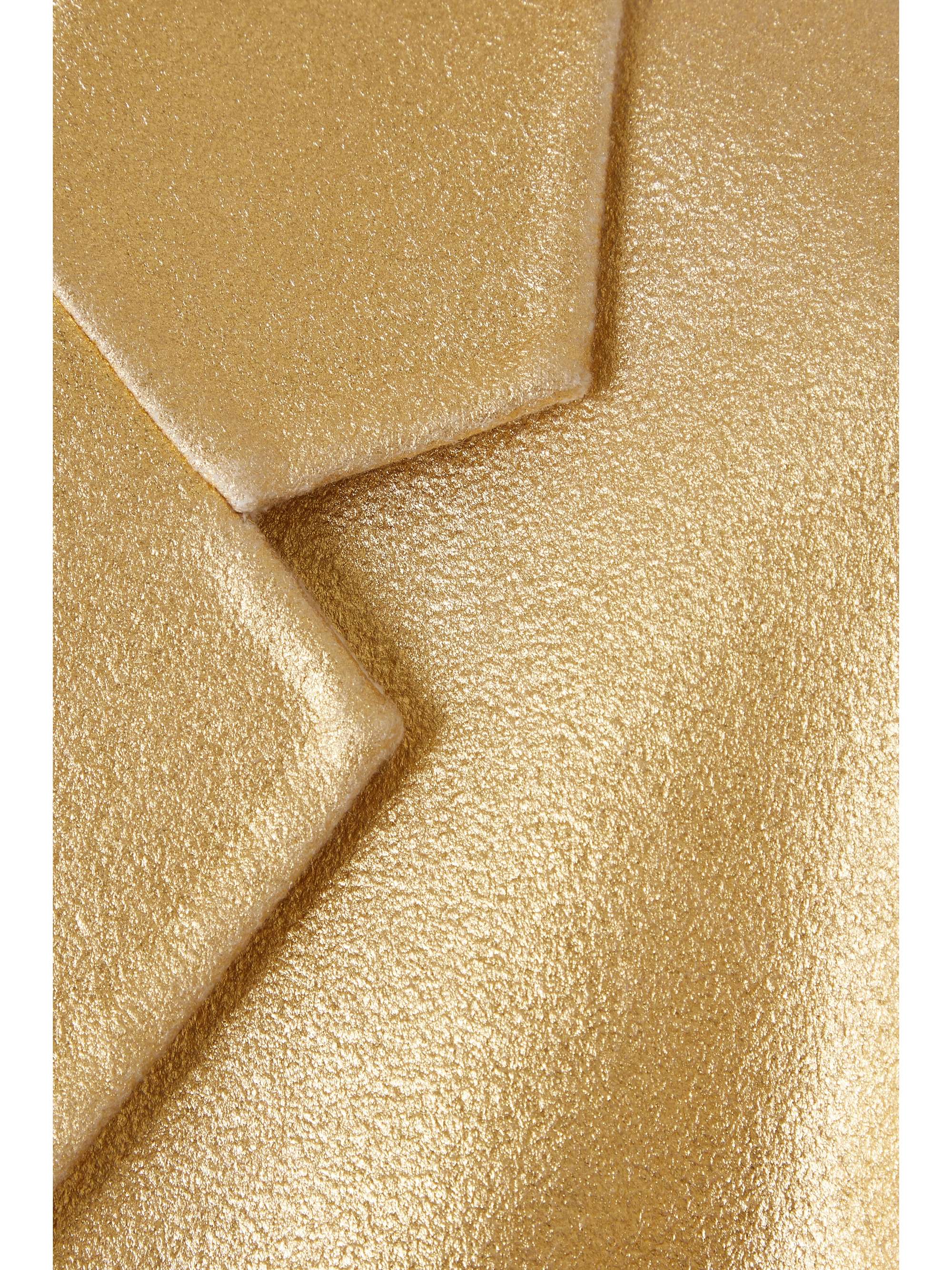VALENTINO GARAVANI Oversized metallic coated wool and cashmere-blend blazer