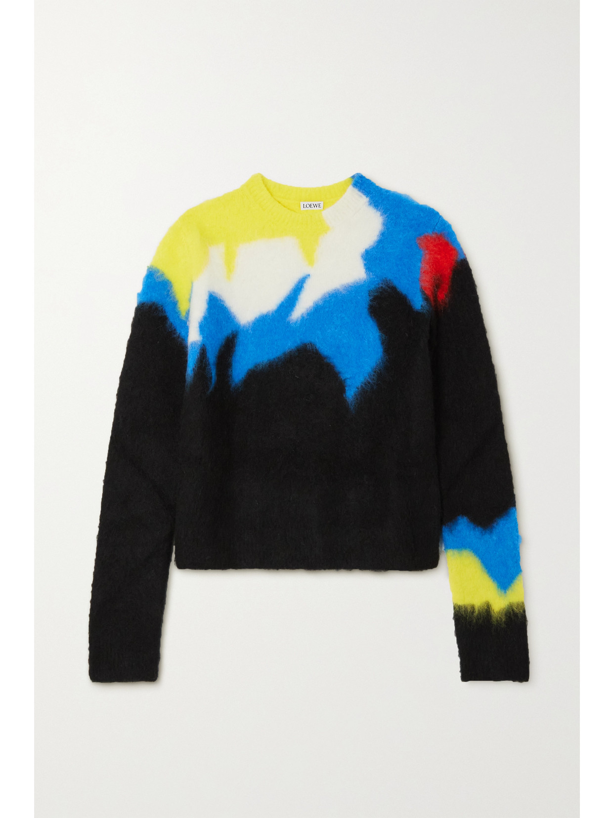 LOEWE INTARSIA-KNIT SWEATER