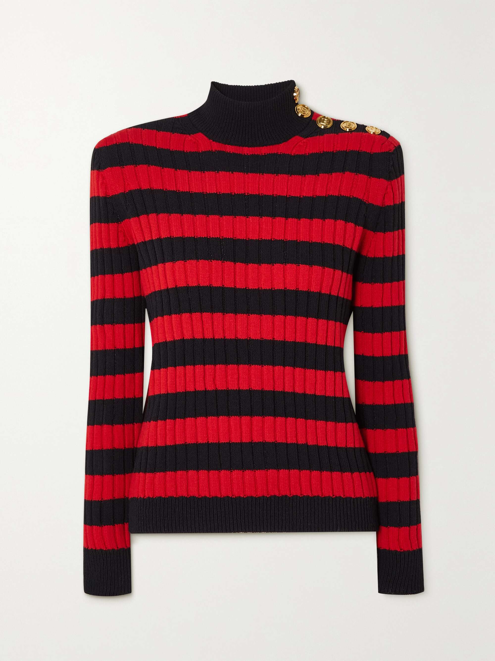 red balmain sweater