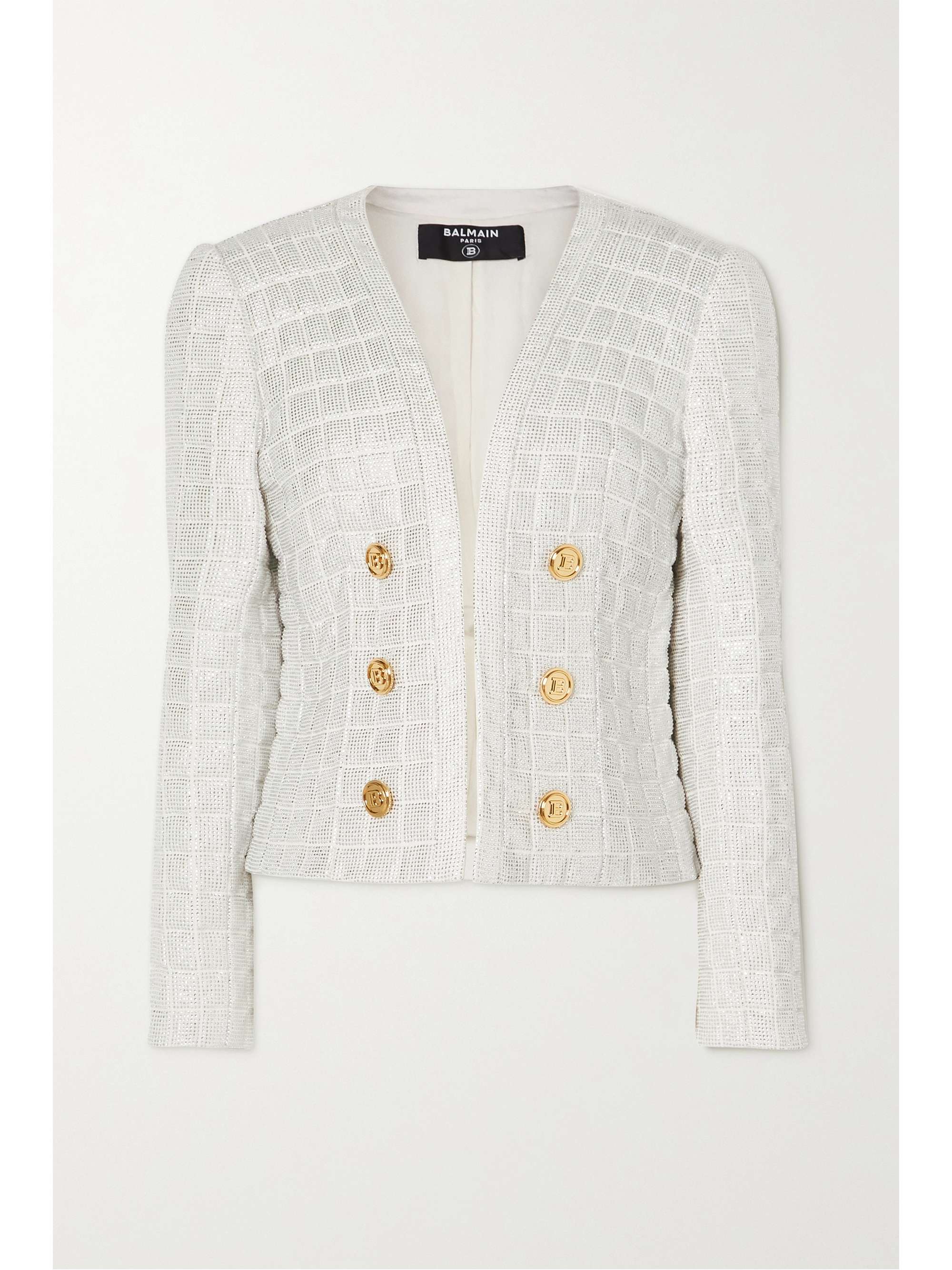 balmain embellished jacket