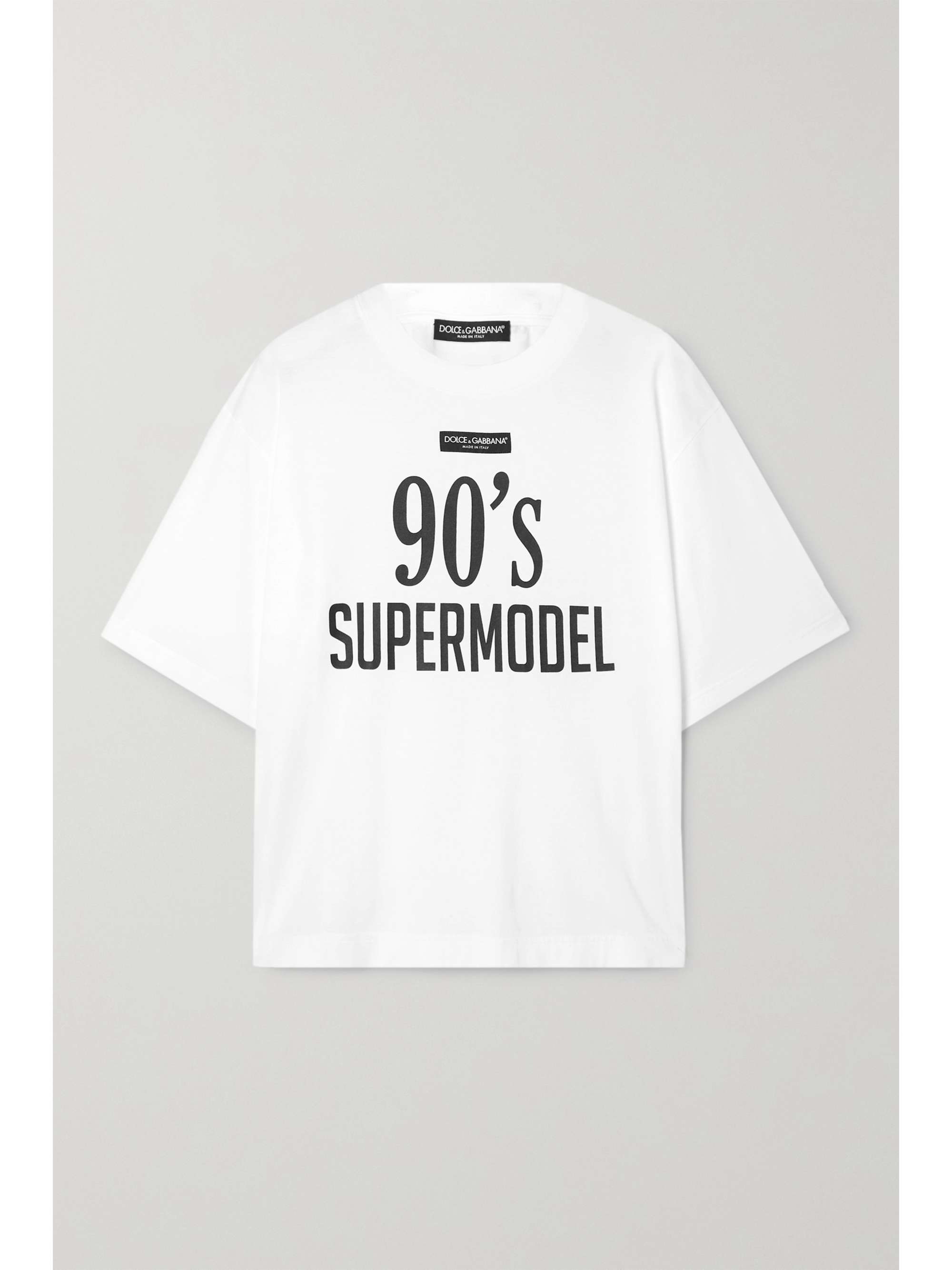 printed cotton-jersey T-shirt | DOLCE 