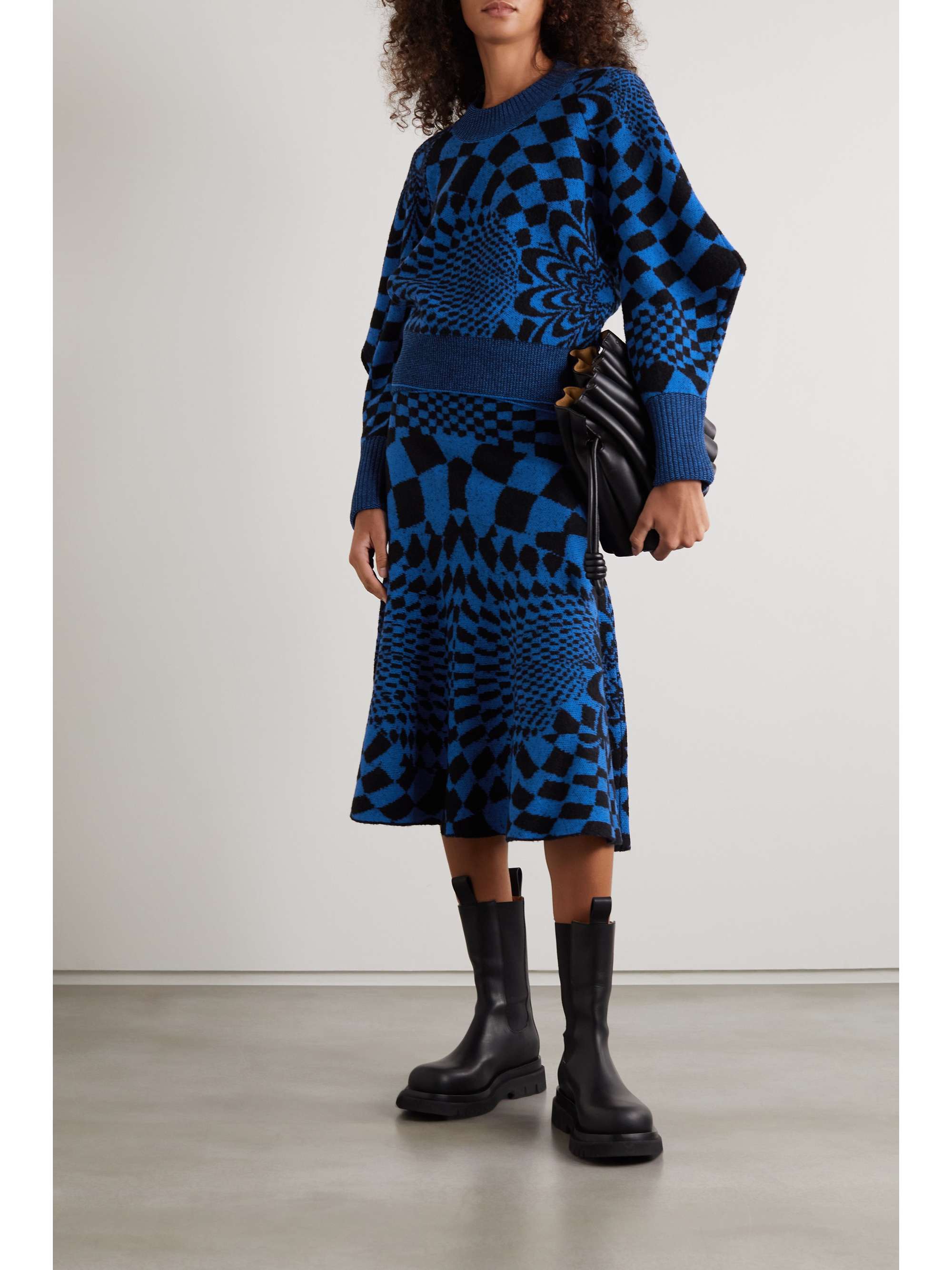 STELLA MCCARTNEY Intarsia wool-blend sweater | NET-A-PORTER