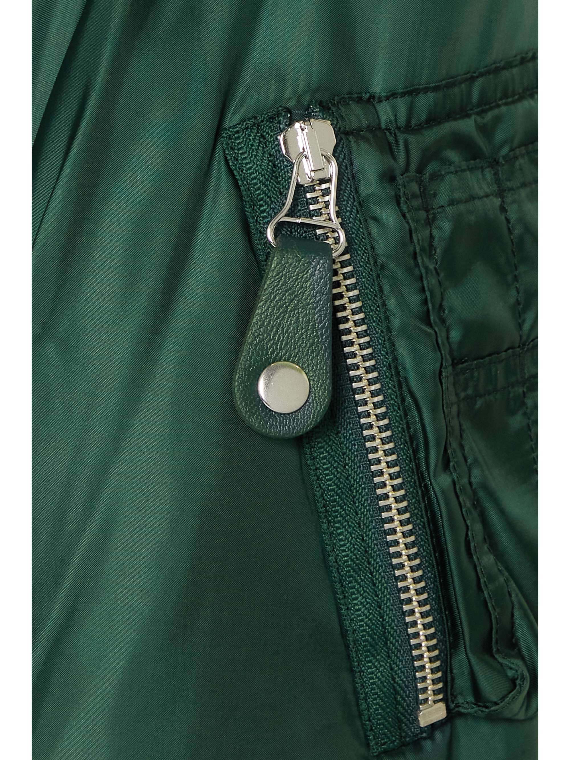 STELLA MCCARTNEY Vina cropped shell bomber jacket