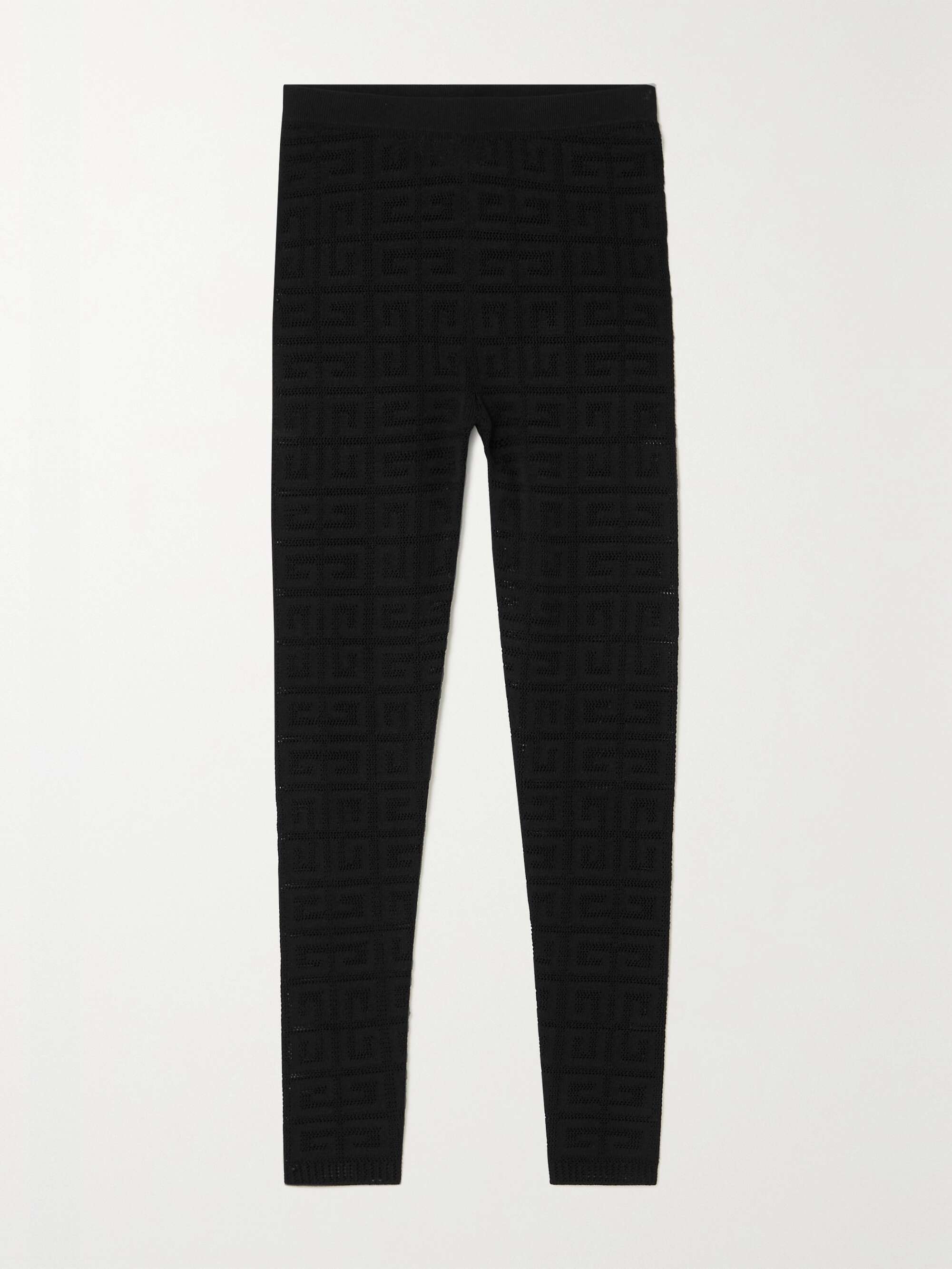 GIVENCHY Pointelle stretch-knit leggings