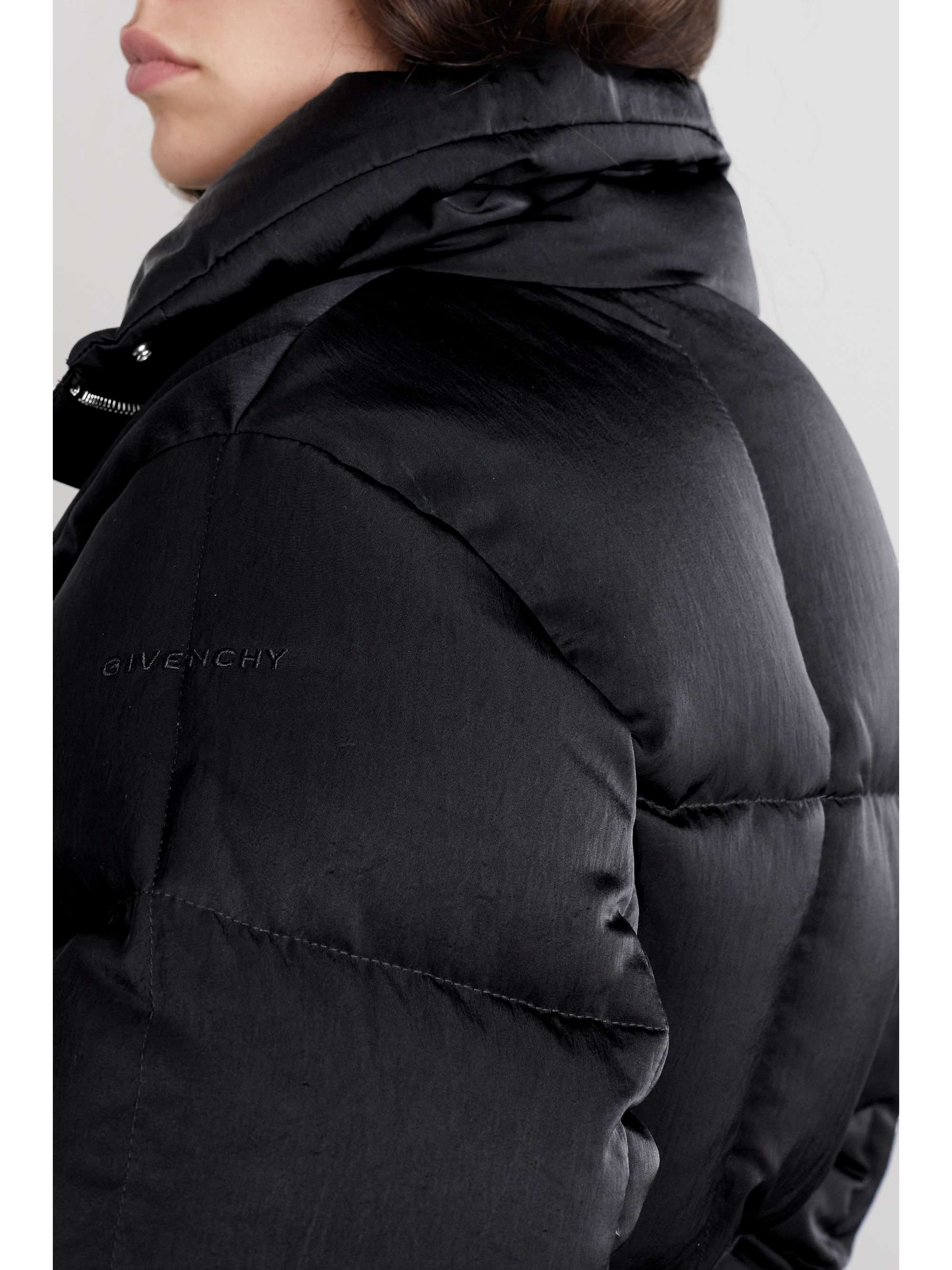 GIVENCHY Quilted shell and ribbed wool-blend down jacket