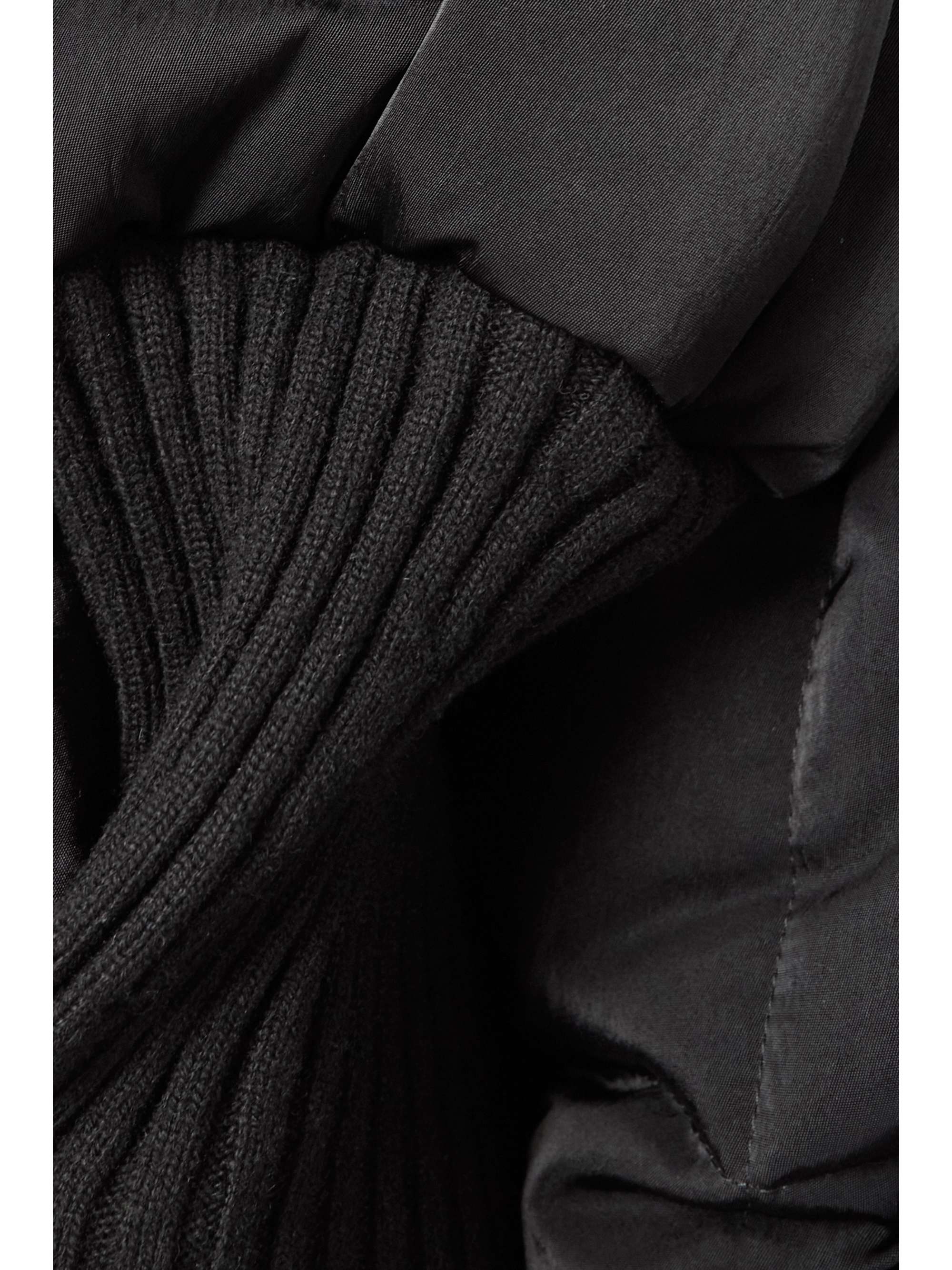 GIVENCHY Quilted shell and ribbed wool-blend down jacket