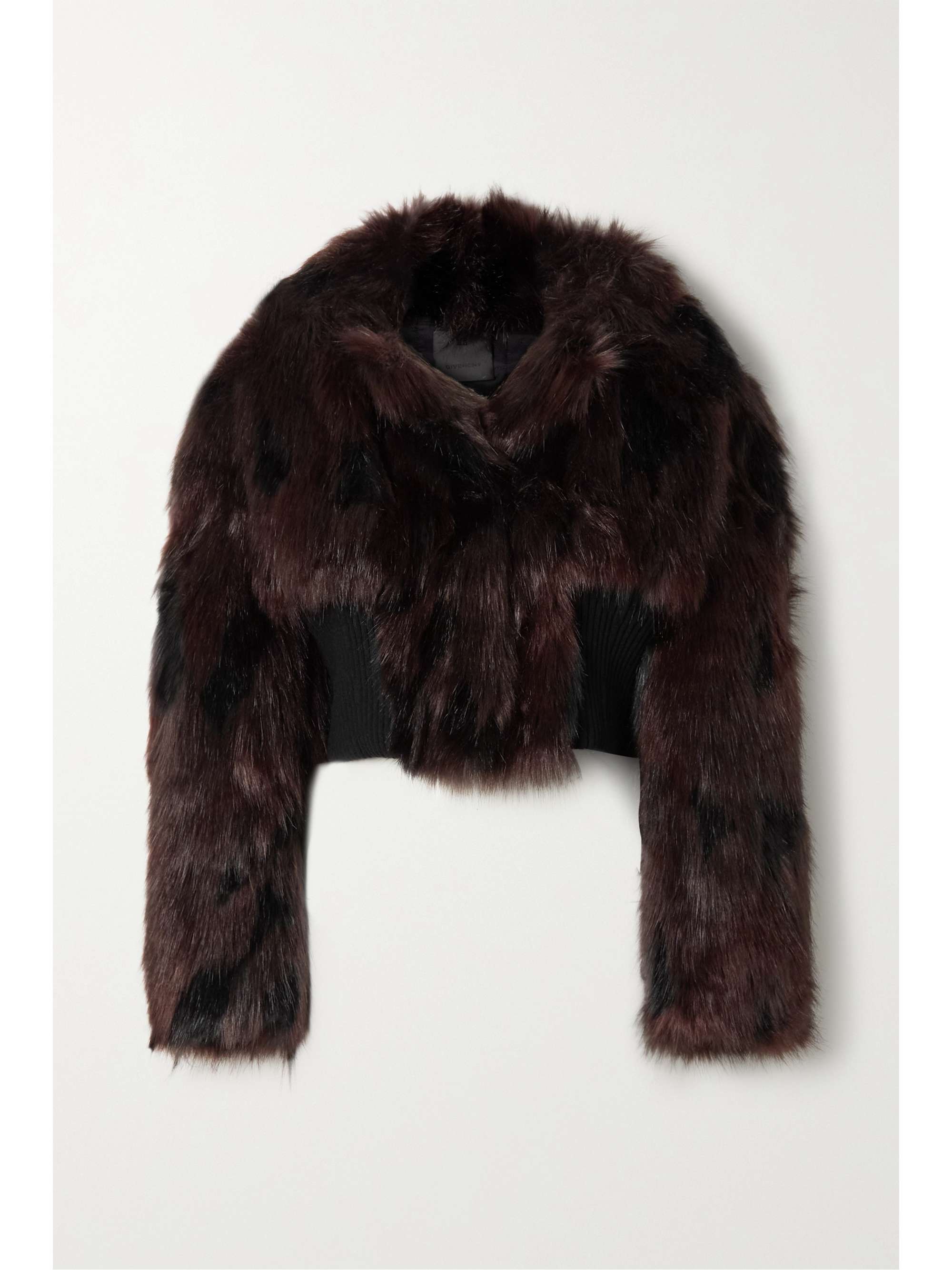 givenchy faux fur coat