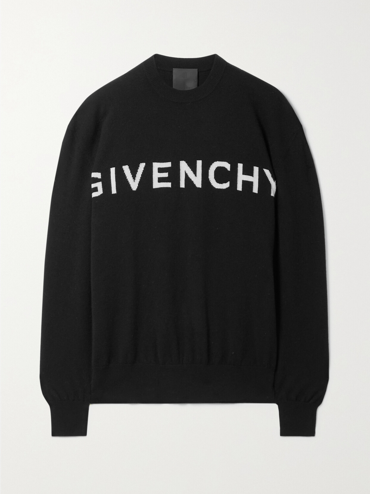 GIVENCHY INTARSIA CASHMERE SWEATER