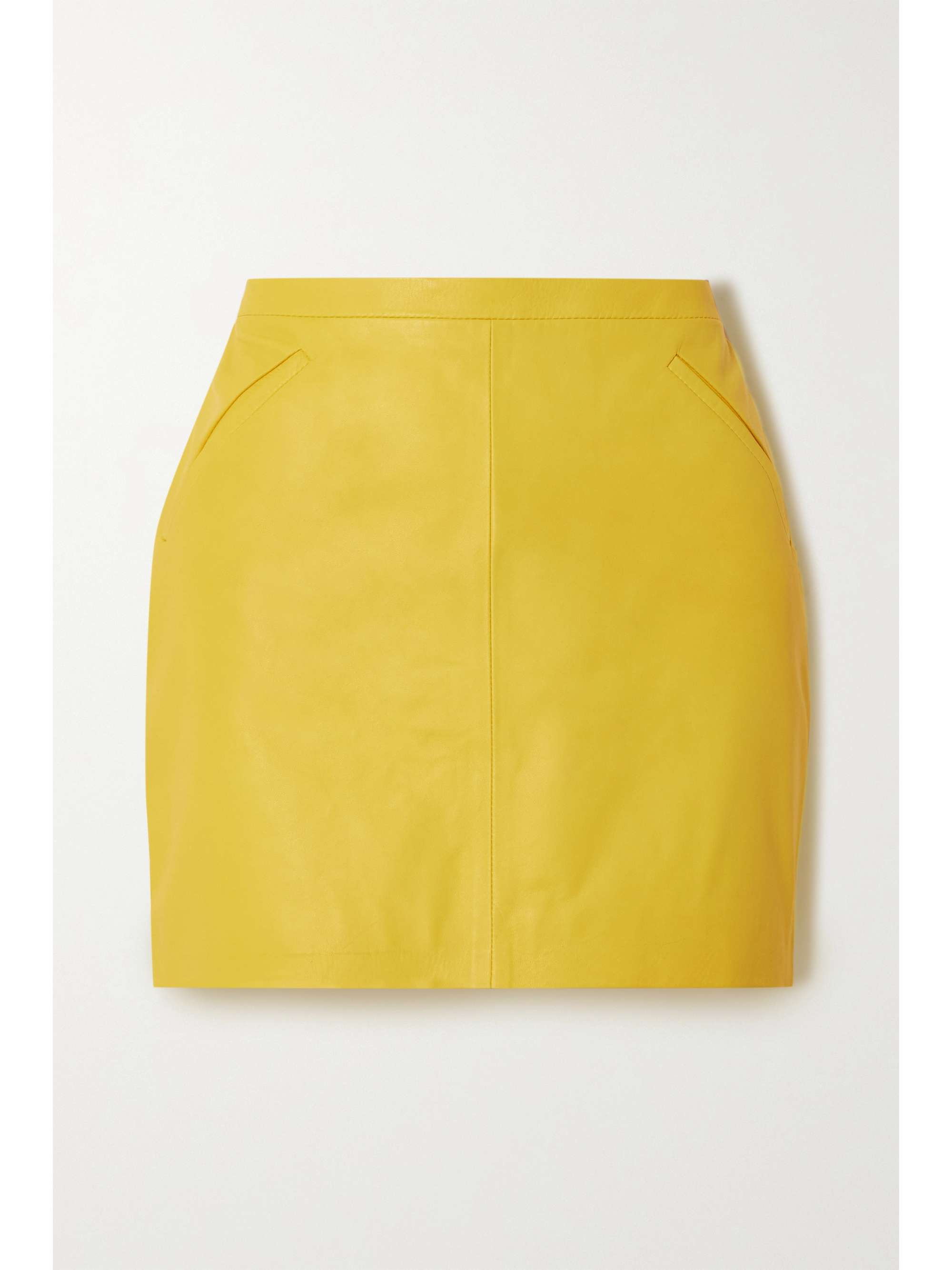 mustard skirt mini