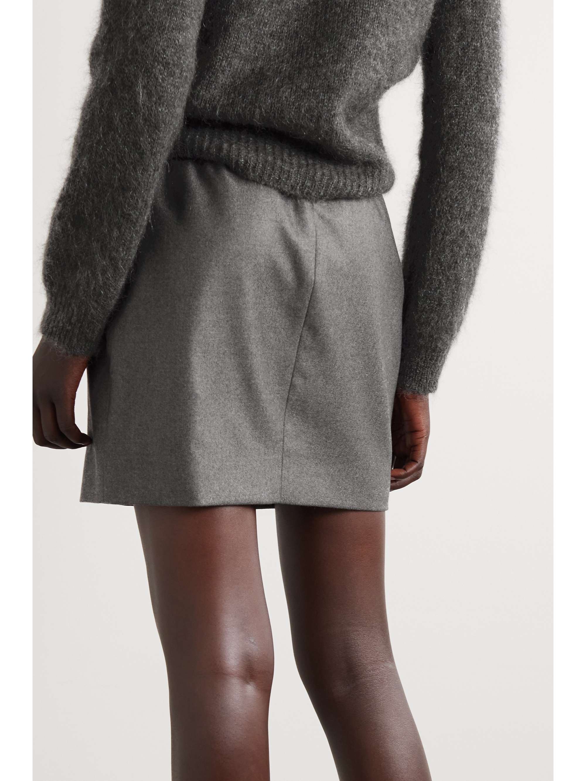 TOM FORD Cashmere-twill mini skirt