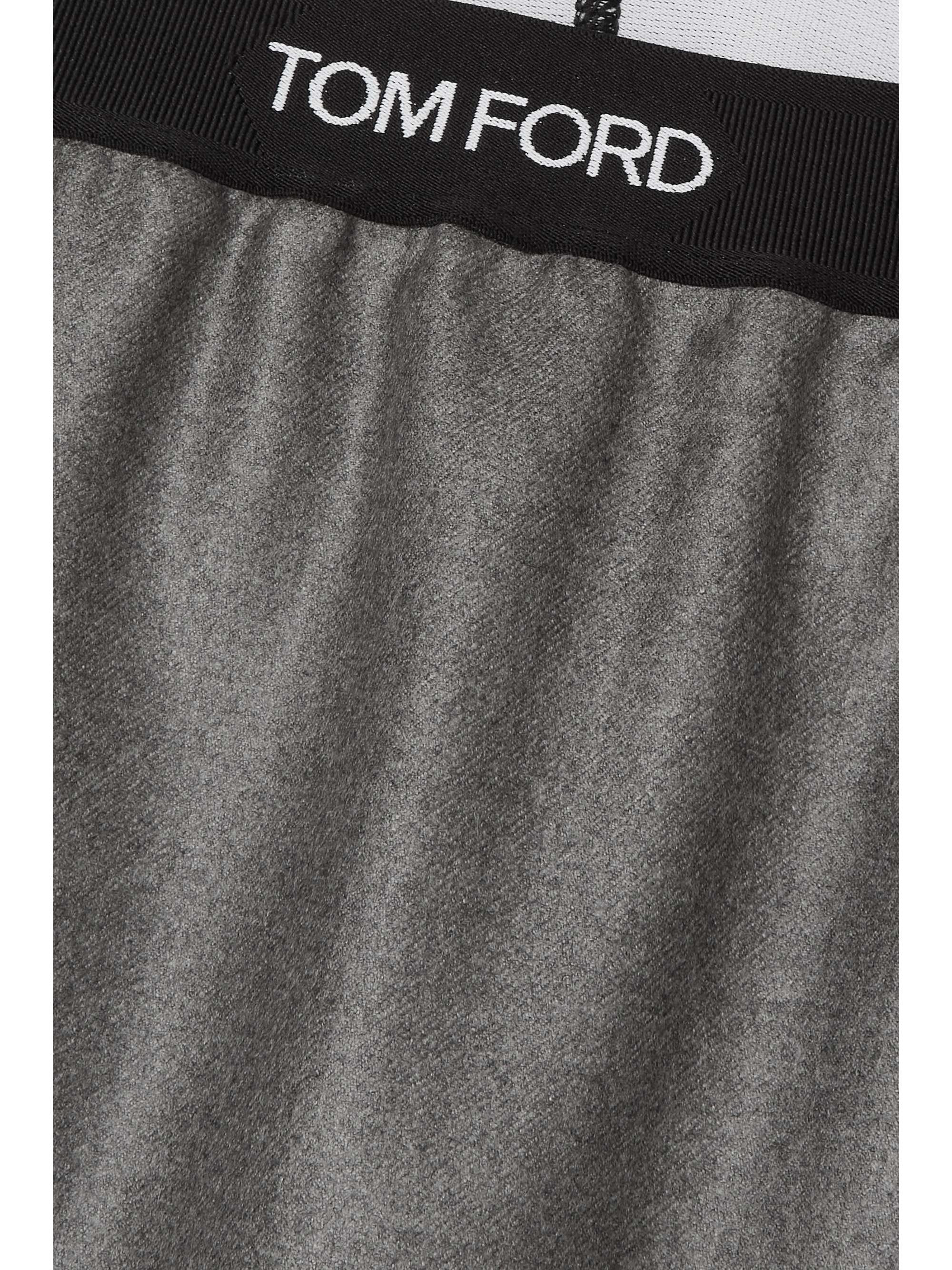 TOM FORD Cashmere-twill mini skirt