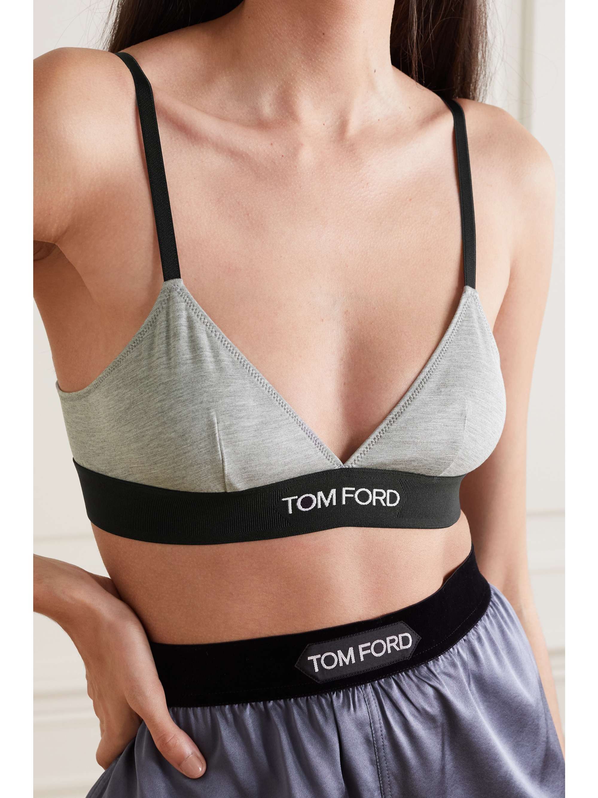 TOM FORD Stretch-modal jersey soft-cup triangle bra