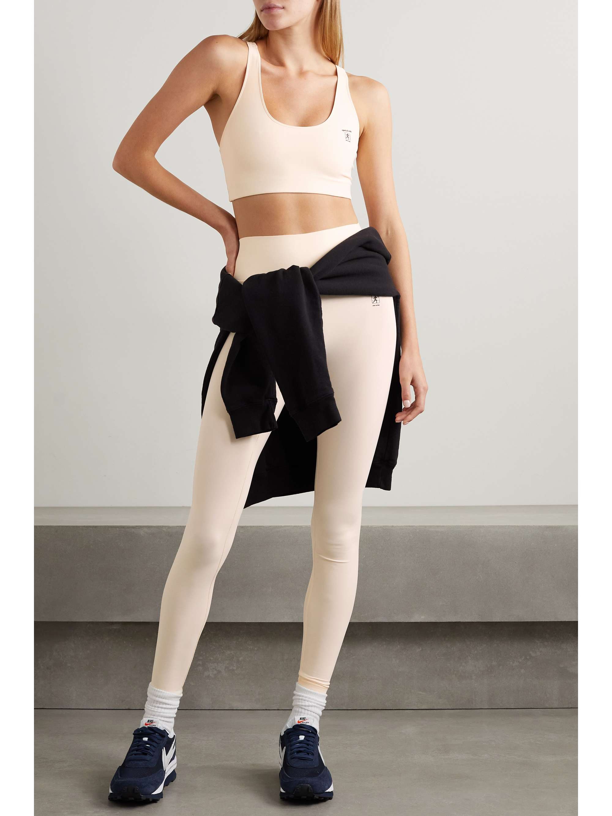 Sport stretch leggings top